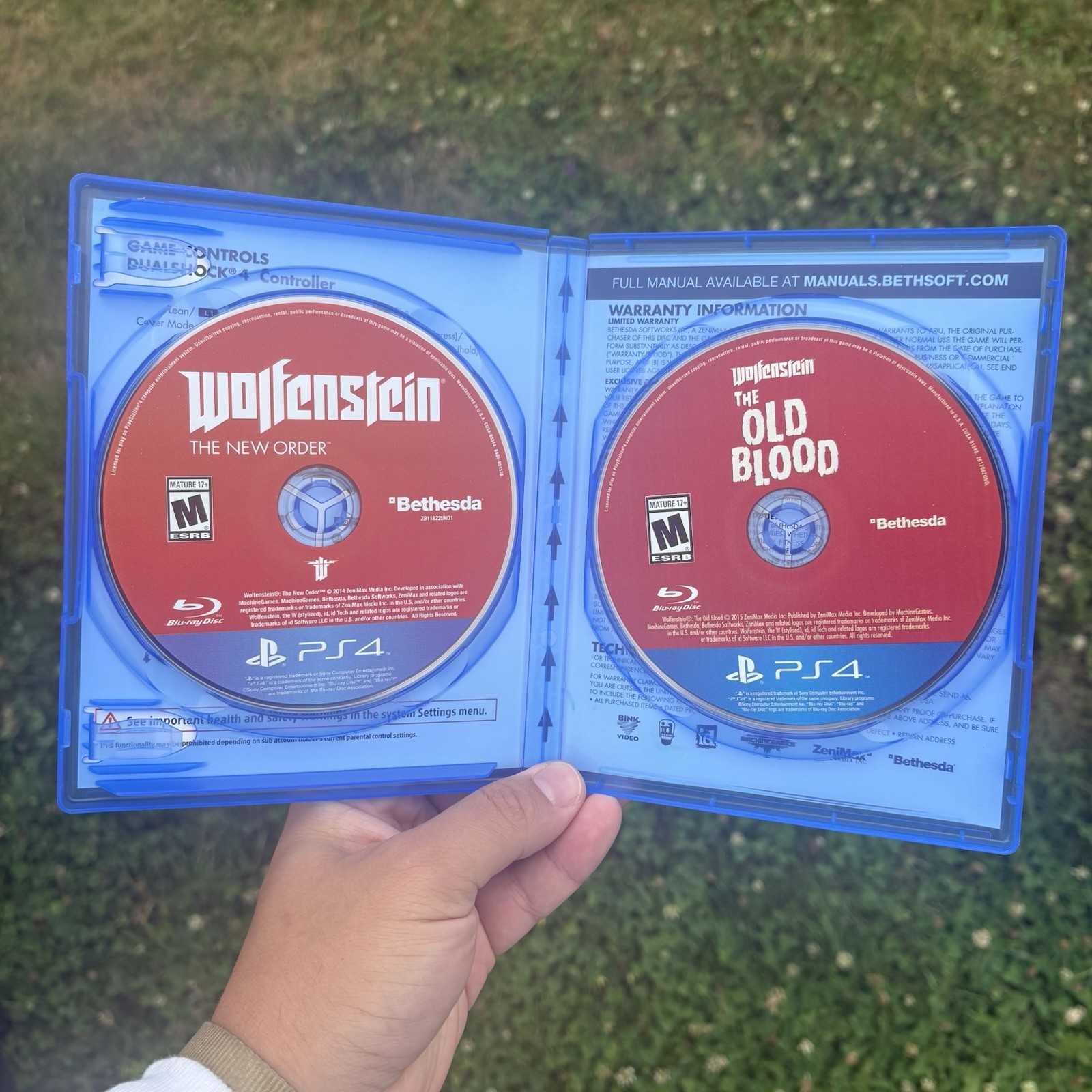 Wolfenstein The New Order + Old Blood (Sony PlayStation 4) – 2 Disc PS4