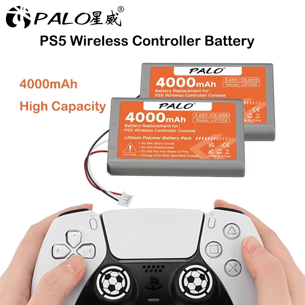 4000mAh PS 5 Wireless Controller Battery Dualsense LIP1708 CFI-ZCT1W CFI-ZCT1J