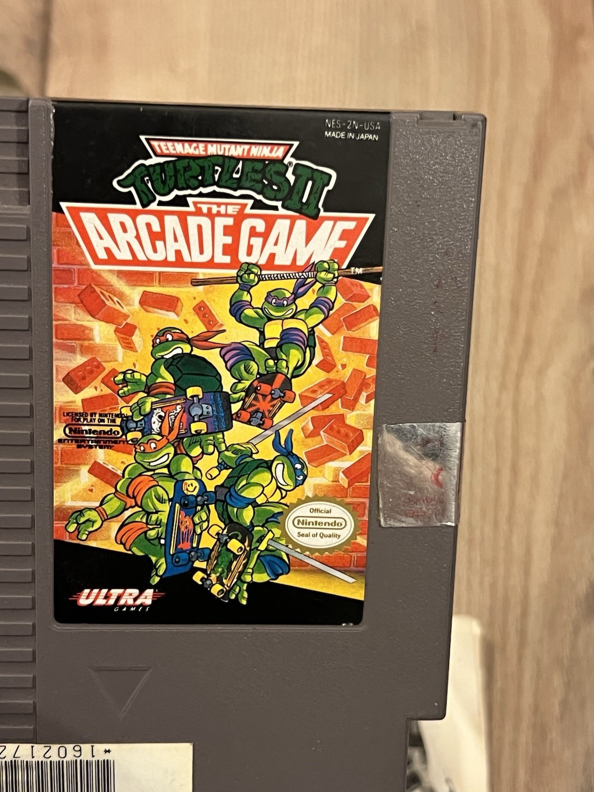Teenage Mutant Ninja Turtles II: The Arcade Game (Nintendo NES, 1990) No Manual