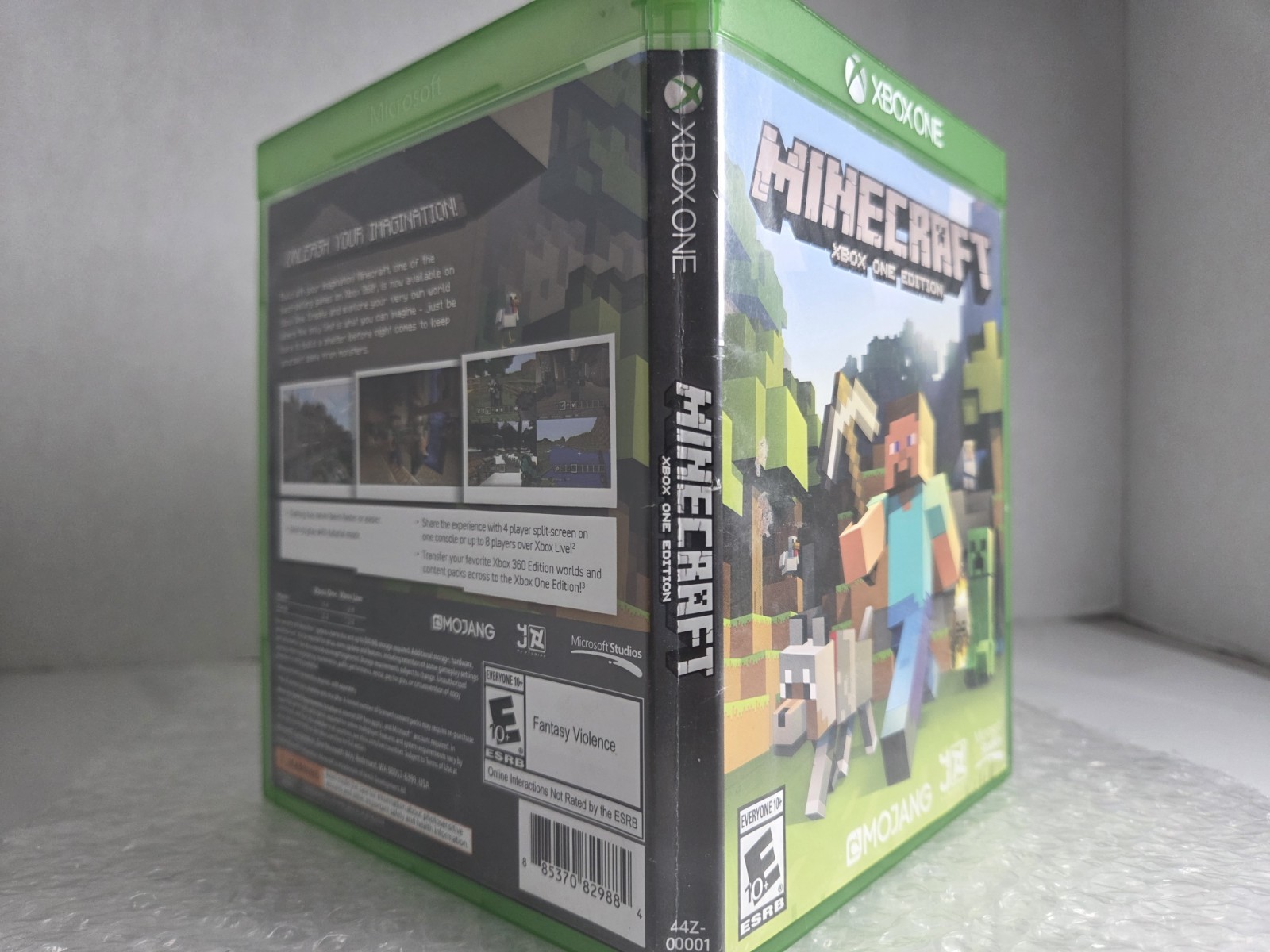 Minecraft Xbox One Edition Microsoft Studios Complete CIB Tested Mojang 2014 4j