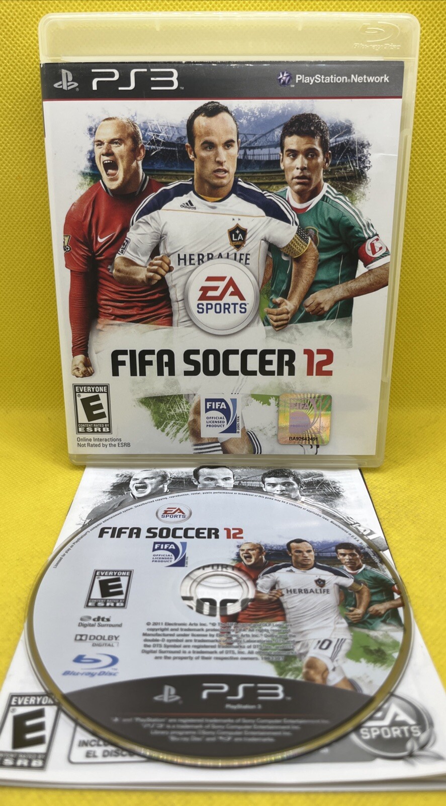 FIFA Soccer 12 (Sony PlayStation 3, 2011, PS3 w/ Manual, Works Great)