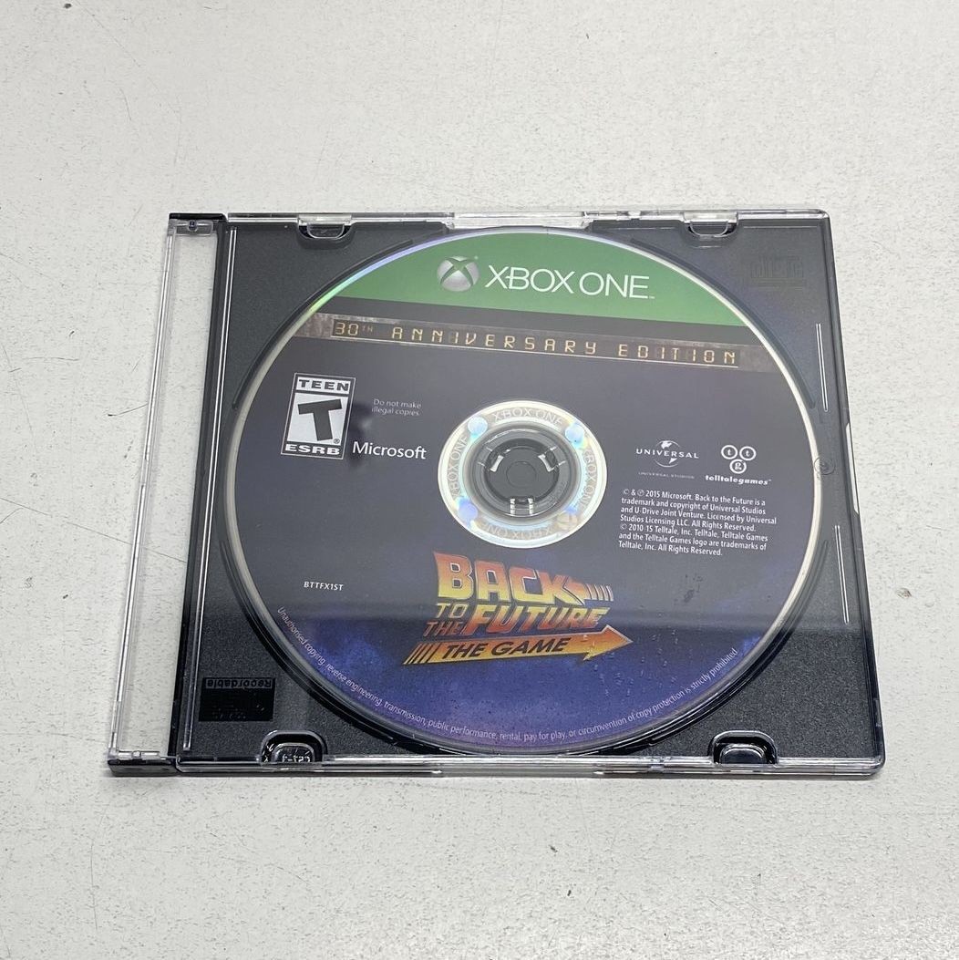 Back to the Future The Game 30th Anniversary Edition Xbox One Disc