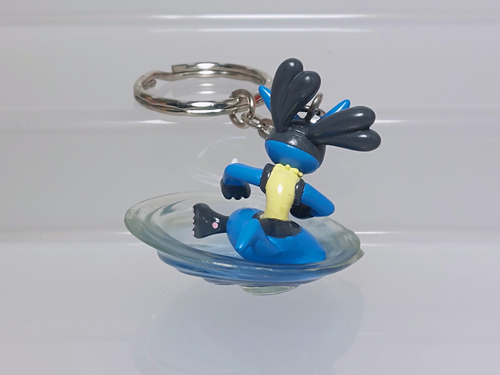 Lucario Fighting Pokemon Figure Keychain Banpresto 2009 Japan E03 1.8in