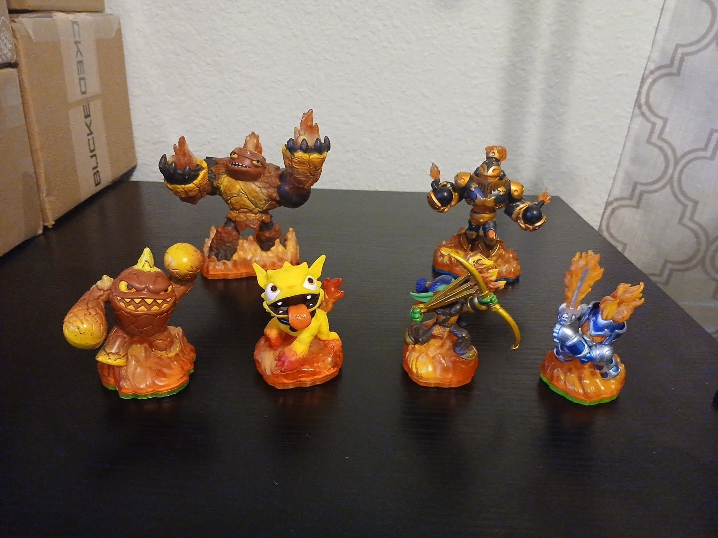 Skylanders Fire Element Lot – Molten Hot Dog, Blast Zone, Ignitor, Flameslinger