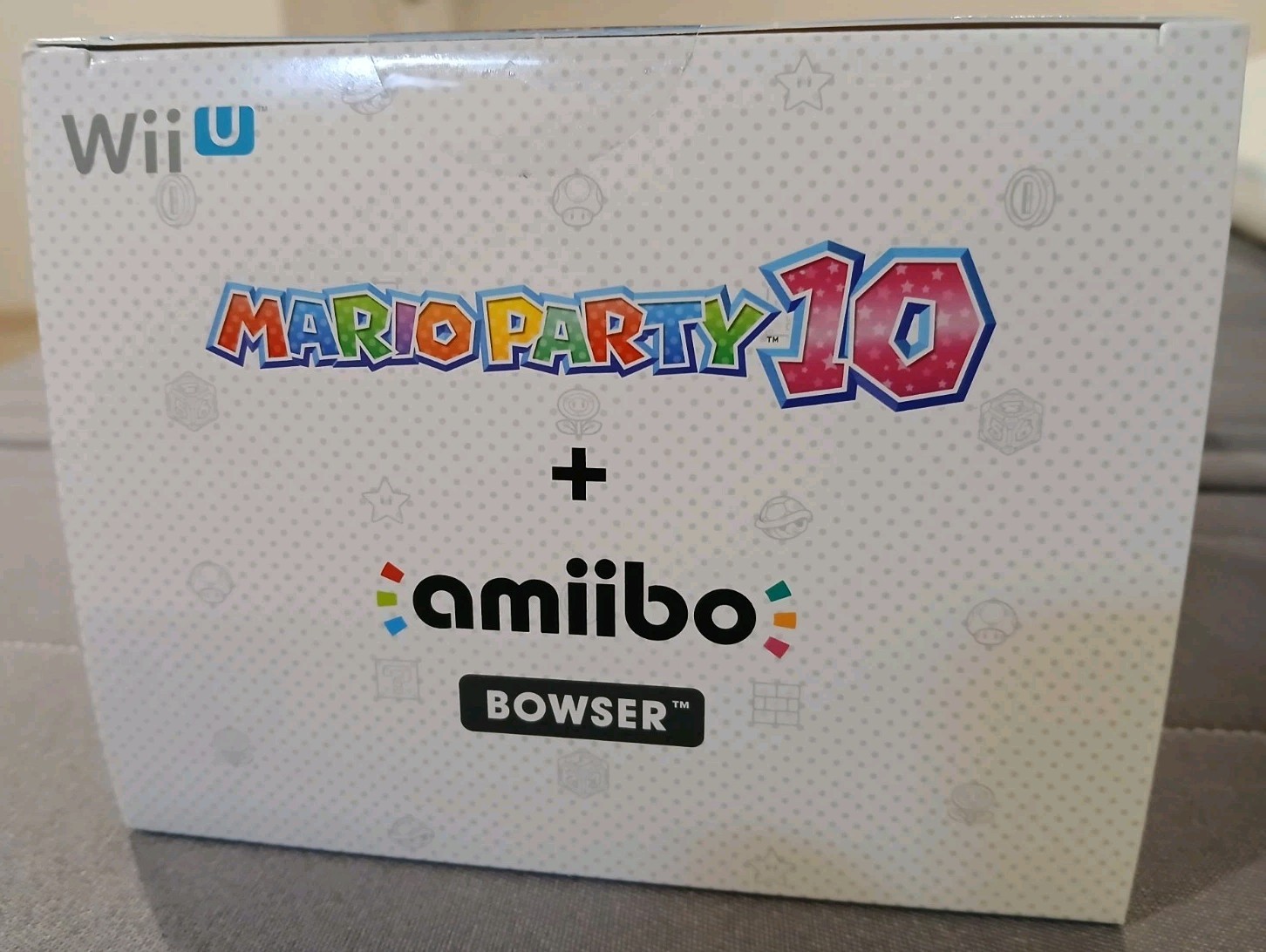NEW Mario Party 10 w/Bowser Amiibo bundle Nintendo Wii U US version Sealed