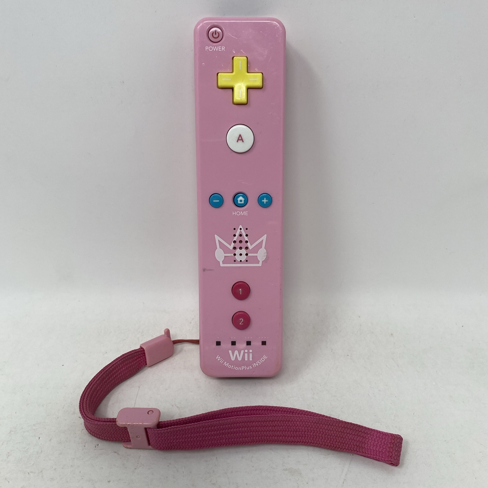 Nintendo Wii Motion Plus Controller Limited Edition Princess Peach RVL-036 Pink