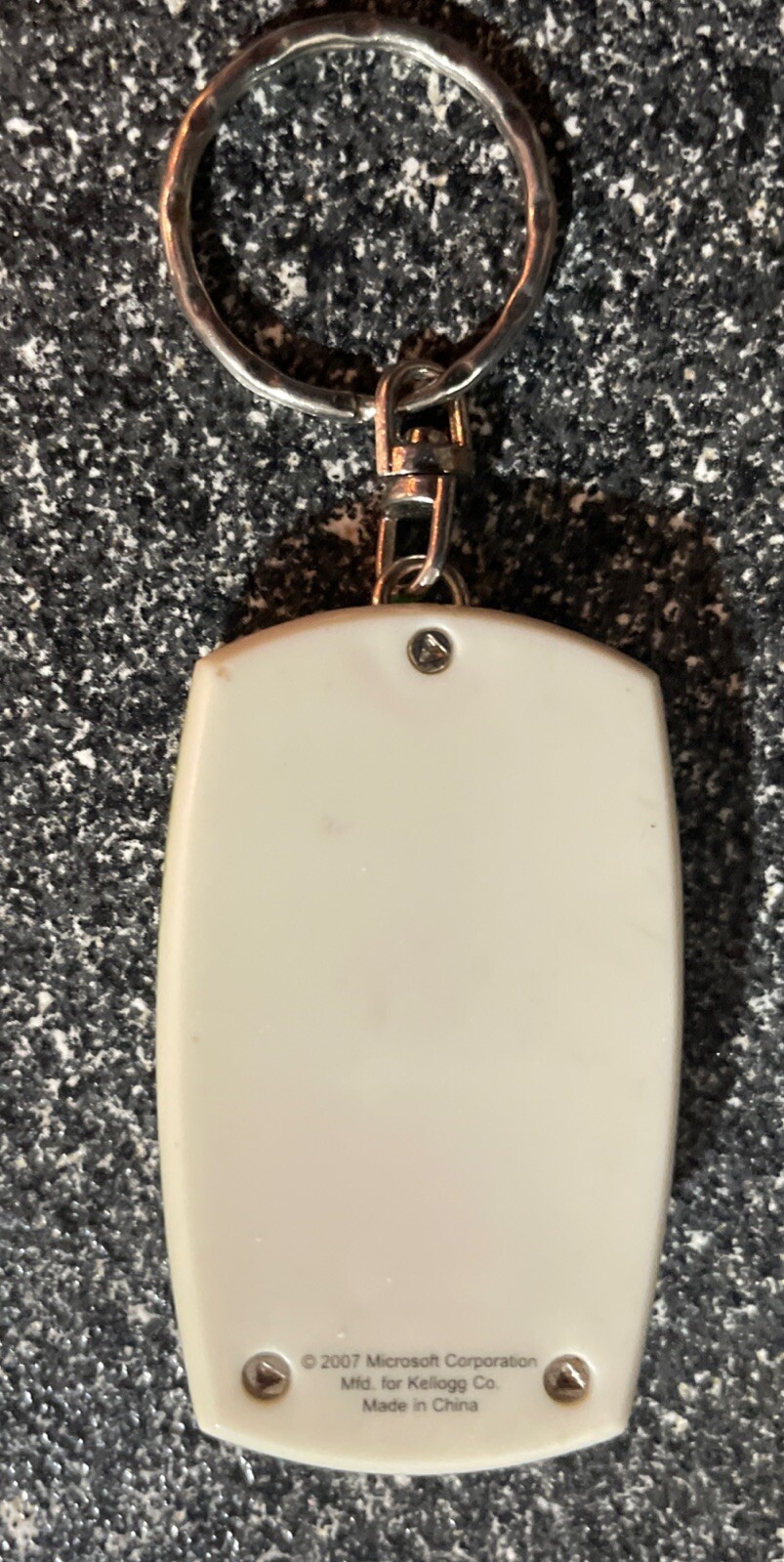 Xbox 360 Promotional Keychain Light – Lights Up Green 2007 Microsoft – Kellogg