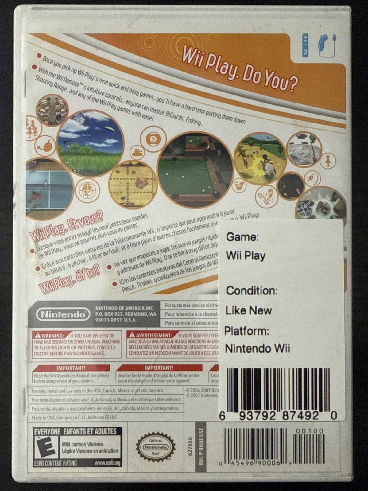 Wii Play (Wii, 2007)