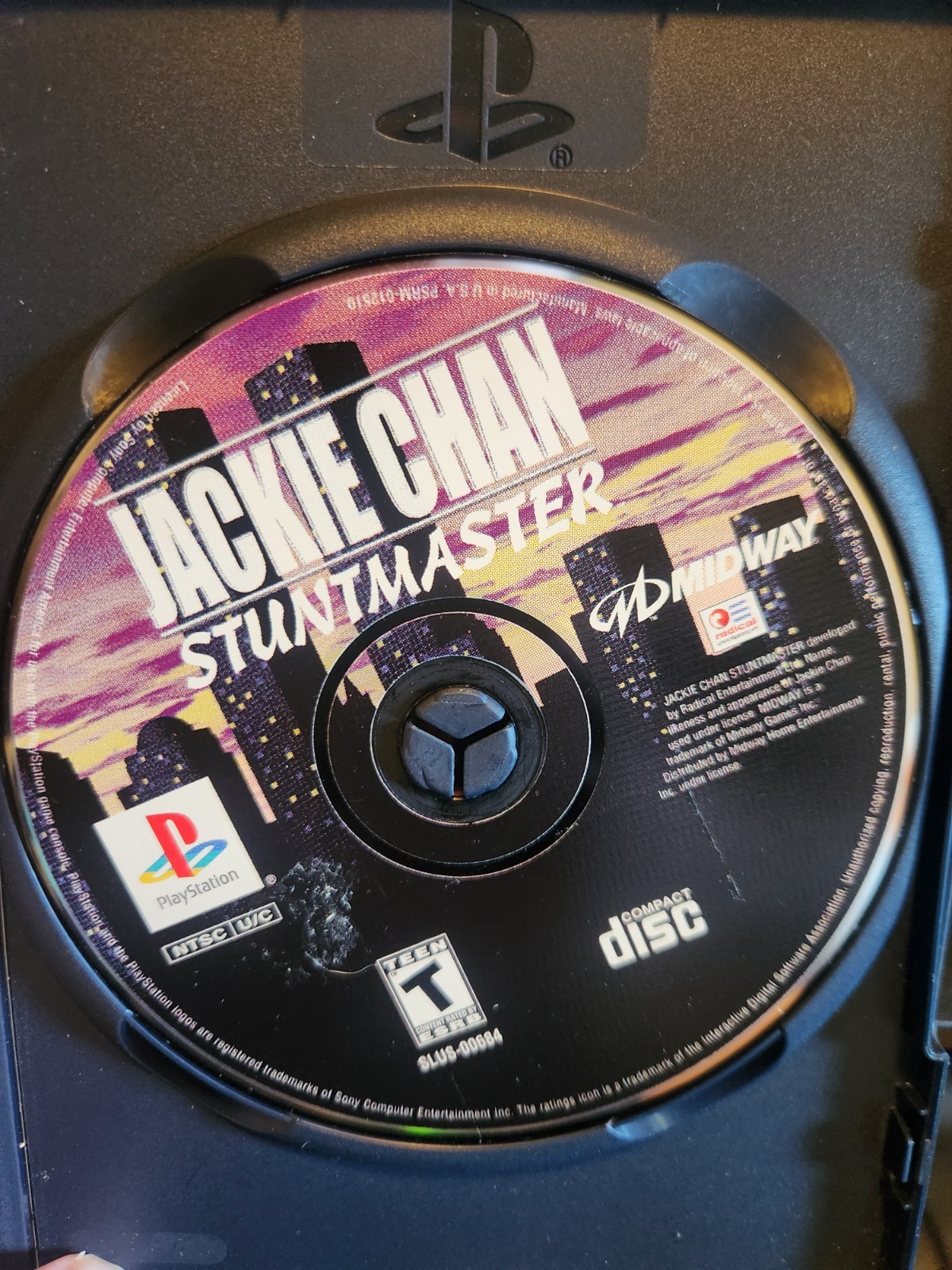 Midway Jackie Chan Stuntmaster Disc Only (Sony PlayStation 1) T-Teen NTSC-U/C