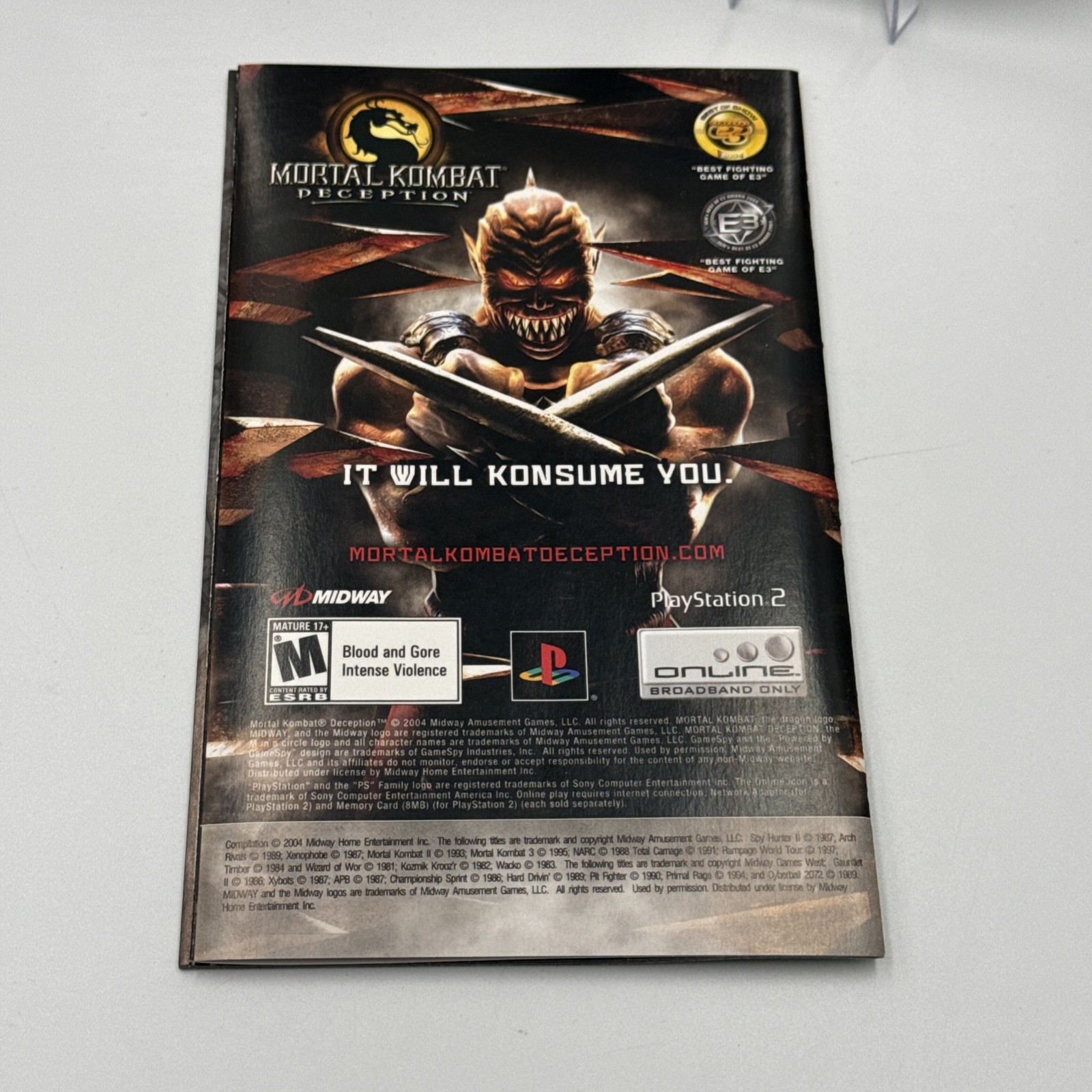 Midway Arcade Treasures 2 (Sony PlayStation 2, 2004) CIB COMPLETE