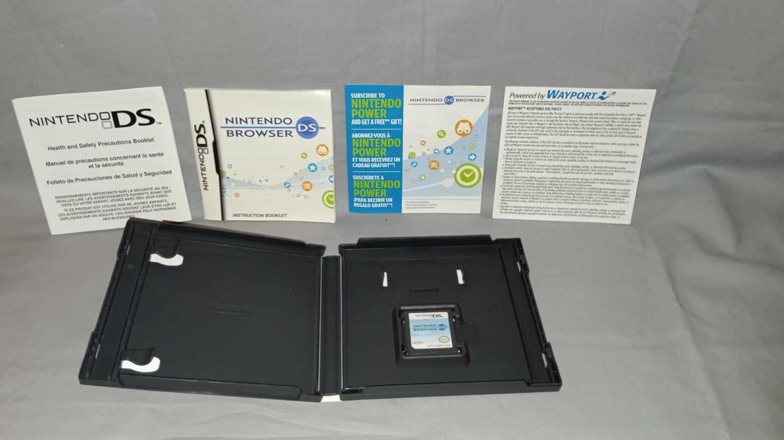 Nintendo DS Browser (Nintendo DS, 2007) With Manuals -No Memory Expansion Pak-