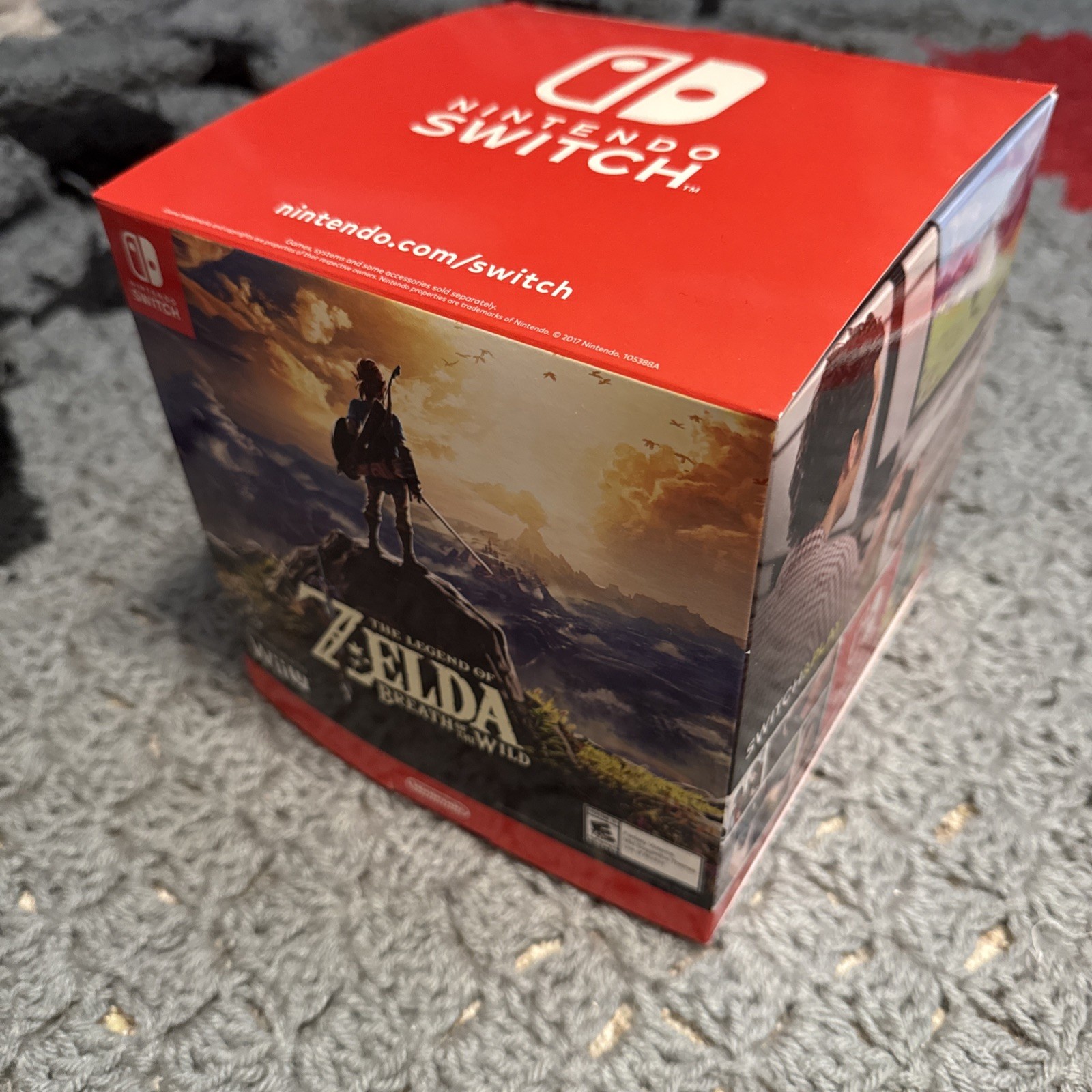Nintendo Switch & Wii U Promotional Store Display Box, Zelda Breath Of The Wild