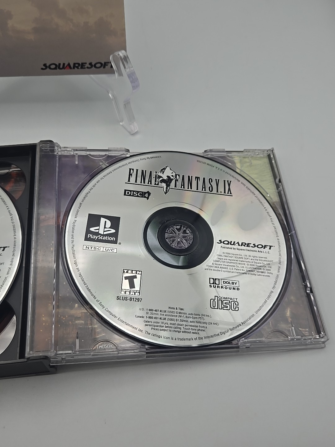Final Fantasy IX 9 – Sony PlayStation 2000 Black Label Complete Great Condition