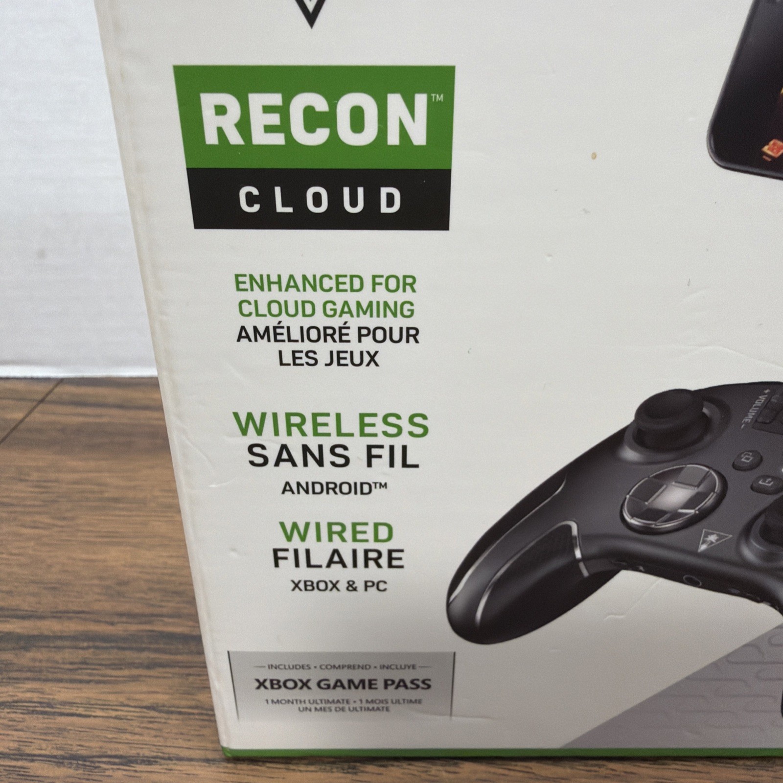 Turtle Beach Recon Cloud Hybrid Controller for Xbox, PC, Android, Black / Silver