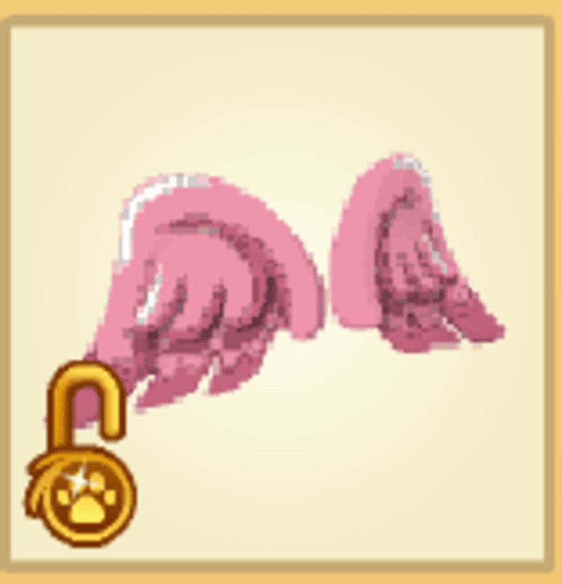 Animal Jam Classic Pink Cupid Glossy Wings (Read Description)