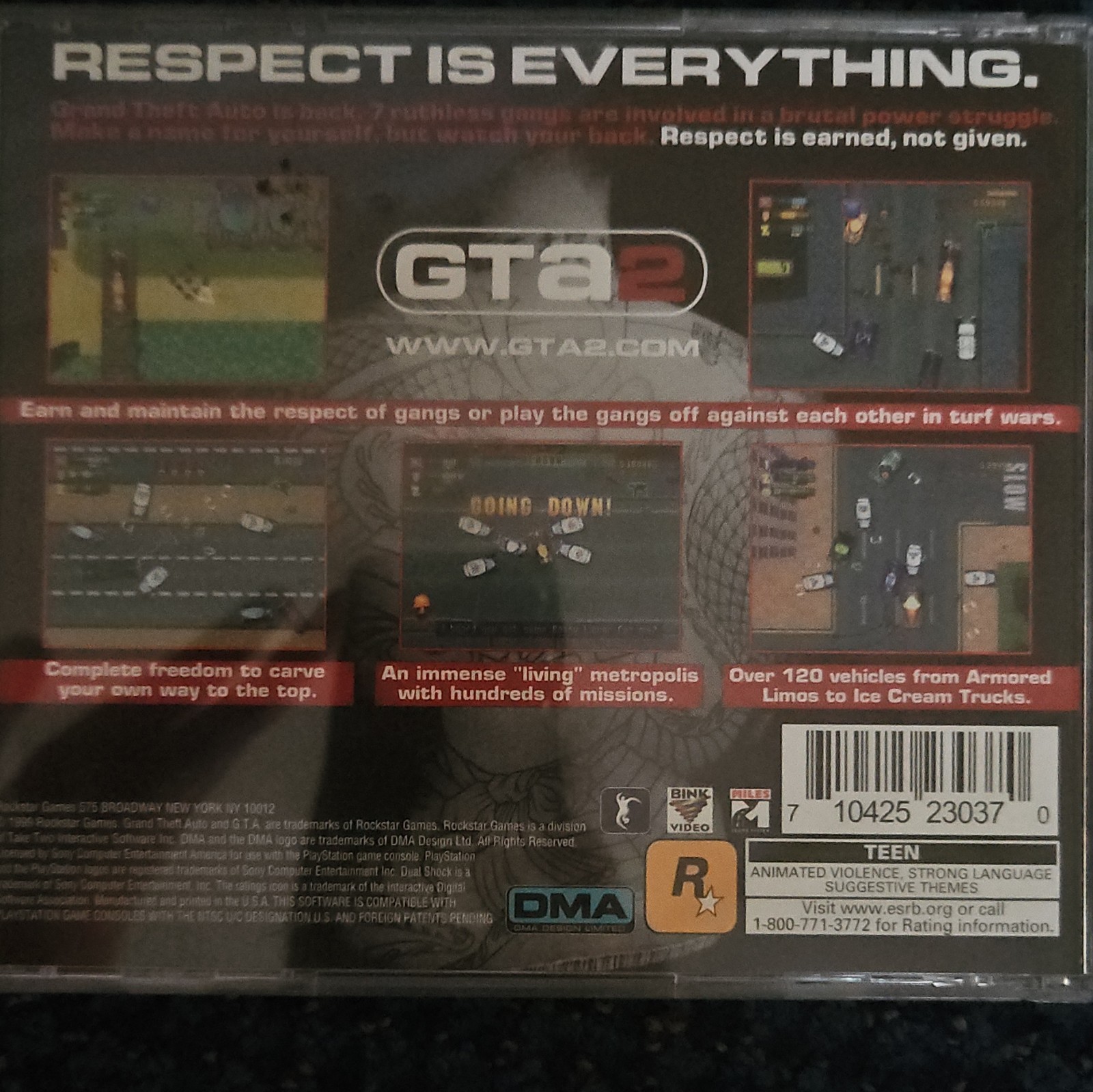 Rockstar Games Grand Theft Auto 2 Sony PlayStation 1 PS1 NTSC-U/C 1999 (CIB)