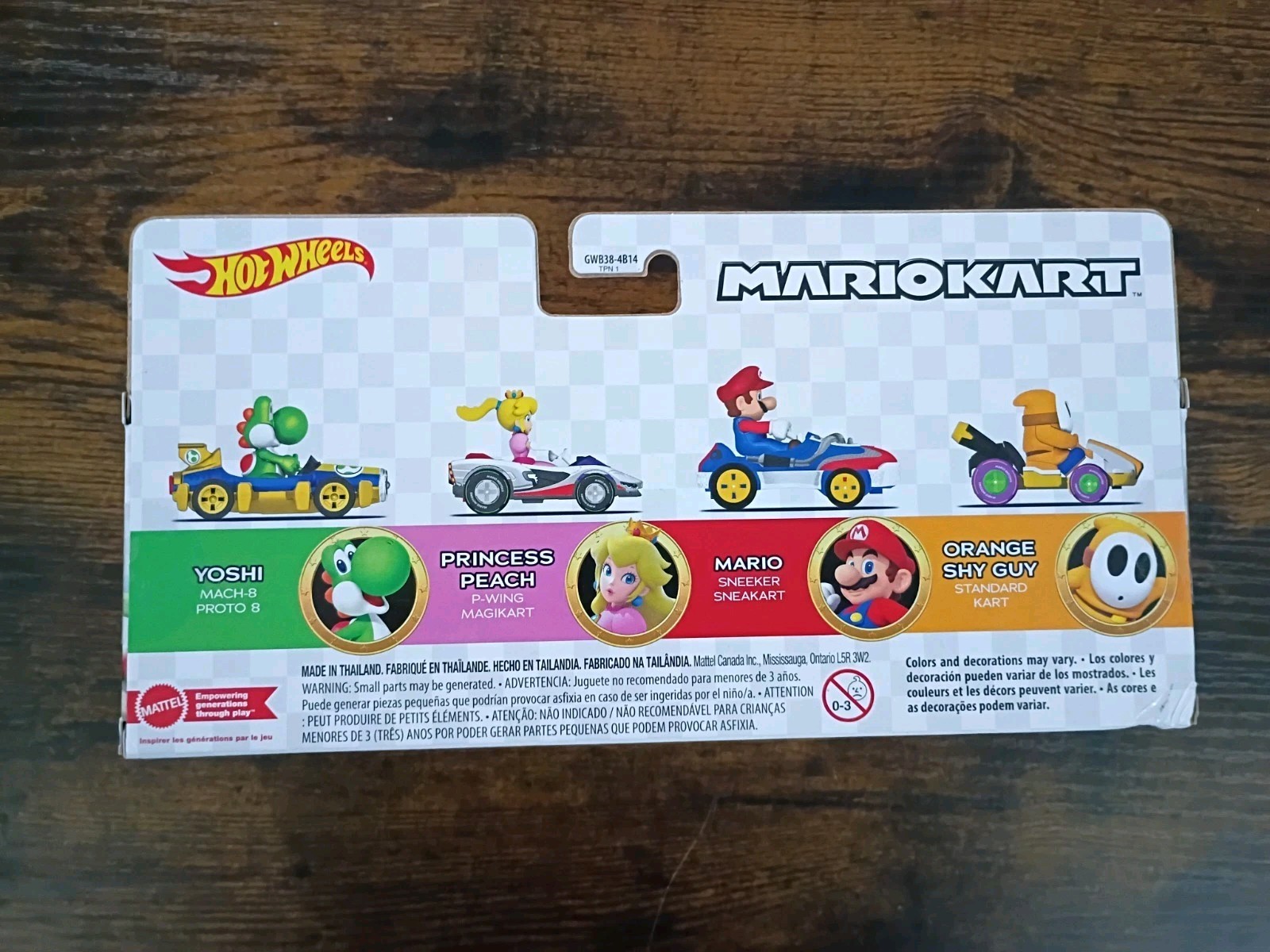 *FREE SHIP* 12-PK SUPER MARIO KART Hot Wheels Rosalina Bowser Jr Orange Shy Guy