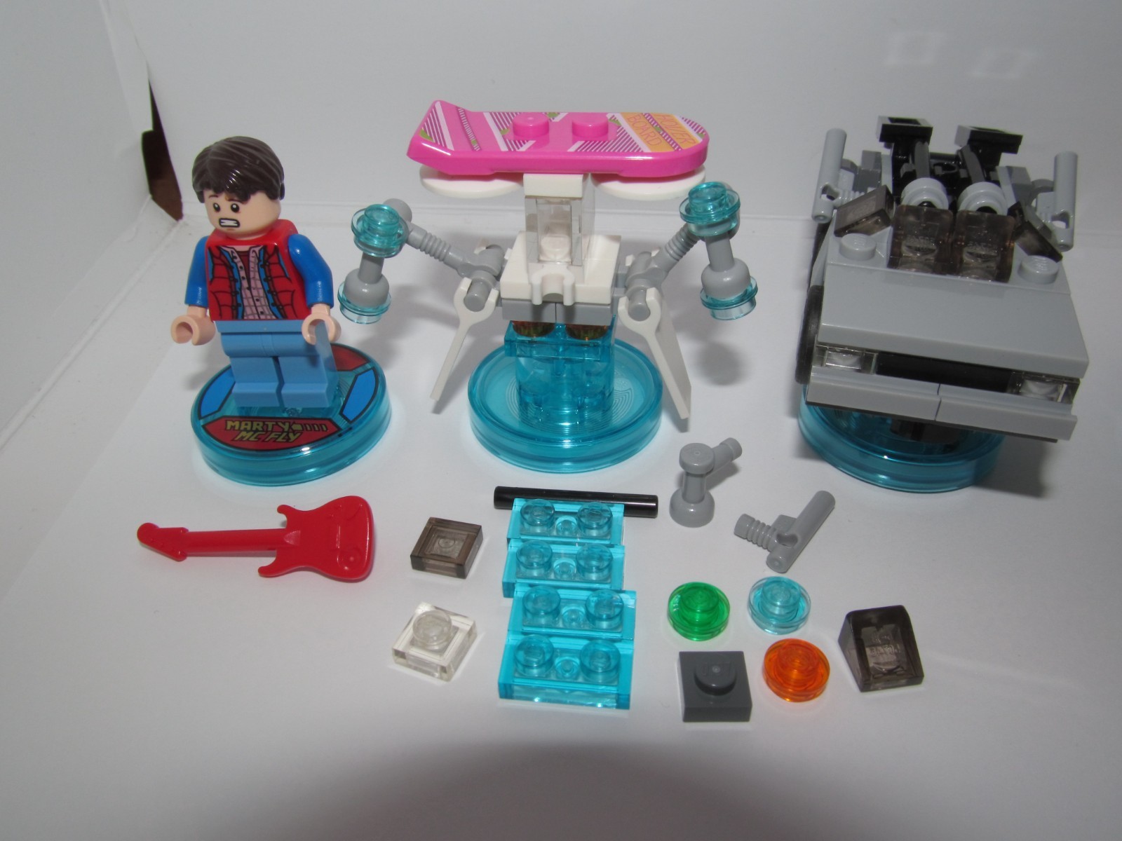 Lego Dimensions Back To The Future Level Pack #71201 + Doc Brown Fun Pack #71230
