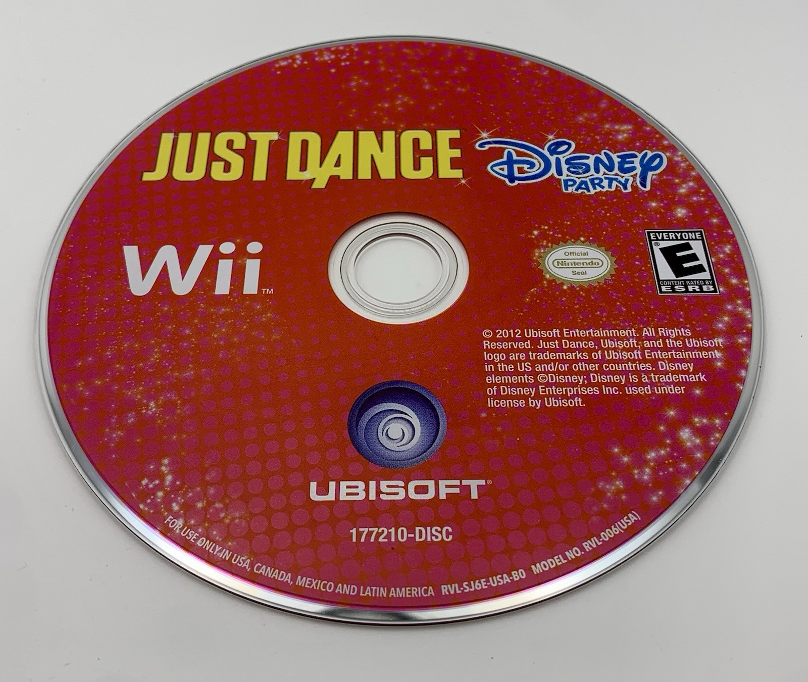 Just Dance Disney Party Nintendo Wii In Box With Manual Game Excellent Condition