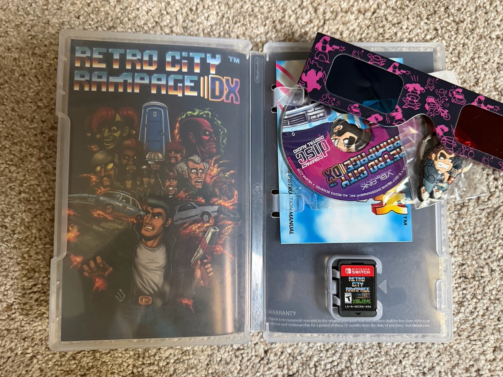 Retro City Rampage: DX Collector’s Edition (Nintendo Switch) 1st Edition.