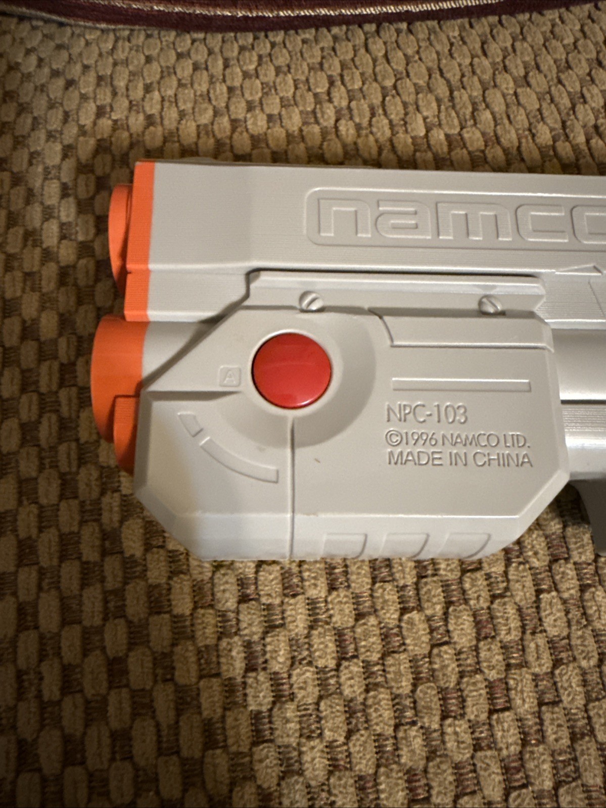 NAMCO Sony PlayStation 1 Light Gun NPC-103 Gray Controller 1996 | Untested