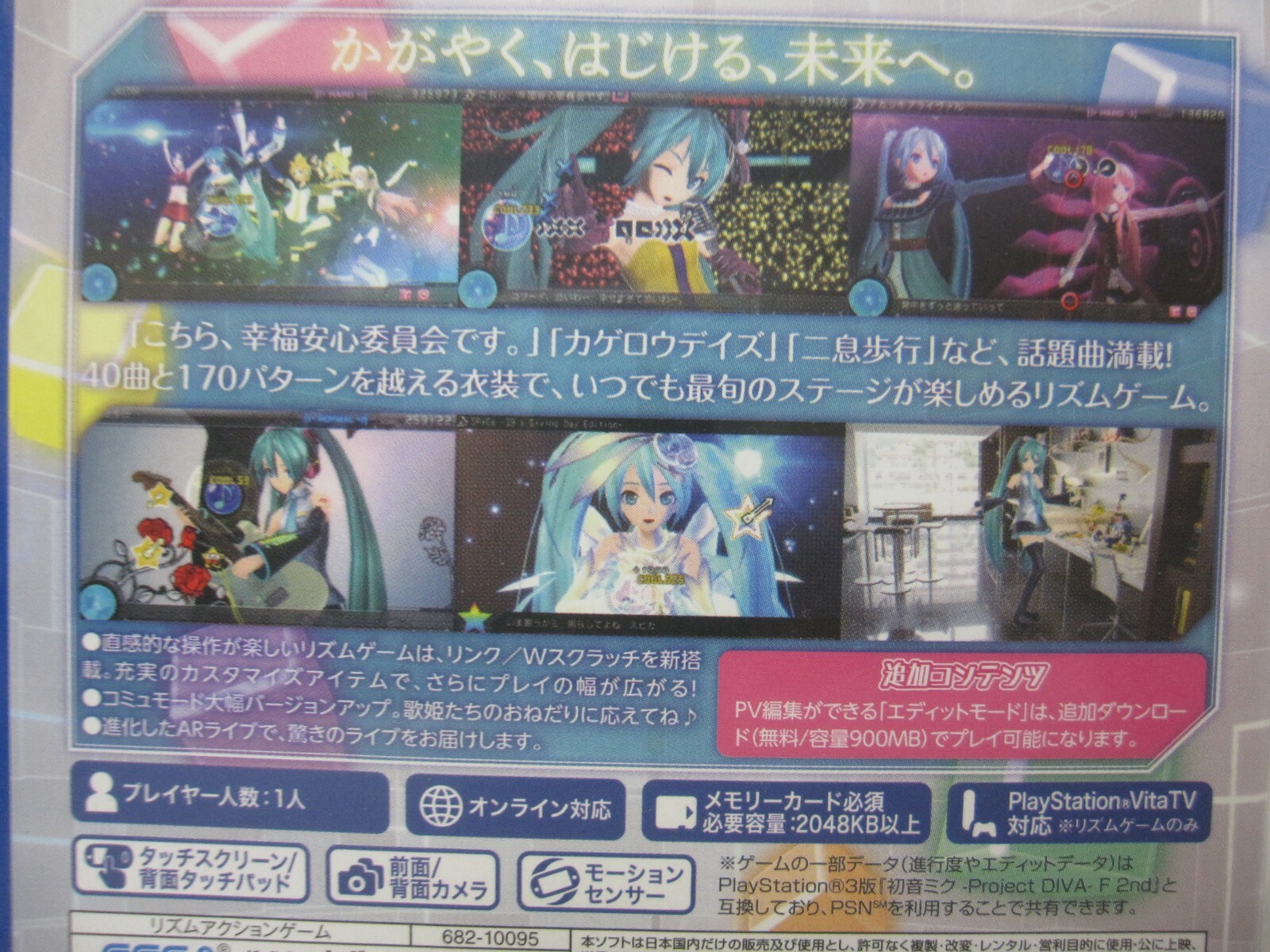 W/Tracking 7-14 Days to USA. USED Vita Hatsune Miku Project Diva f 2nd Japanese