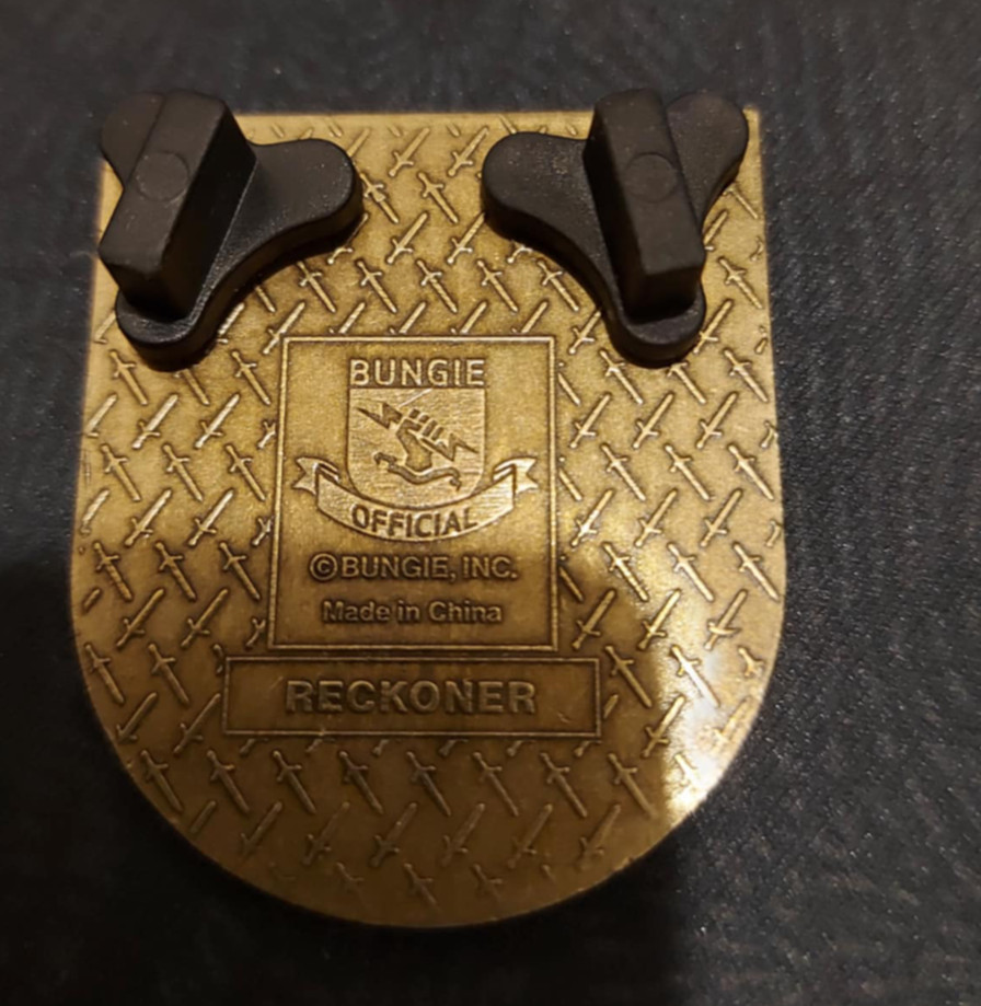 DESTINY 2 BUNGIE RECKONER SEAL PIN RETIRED 2019 Awesome Rare Opened