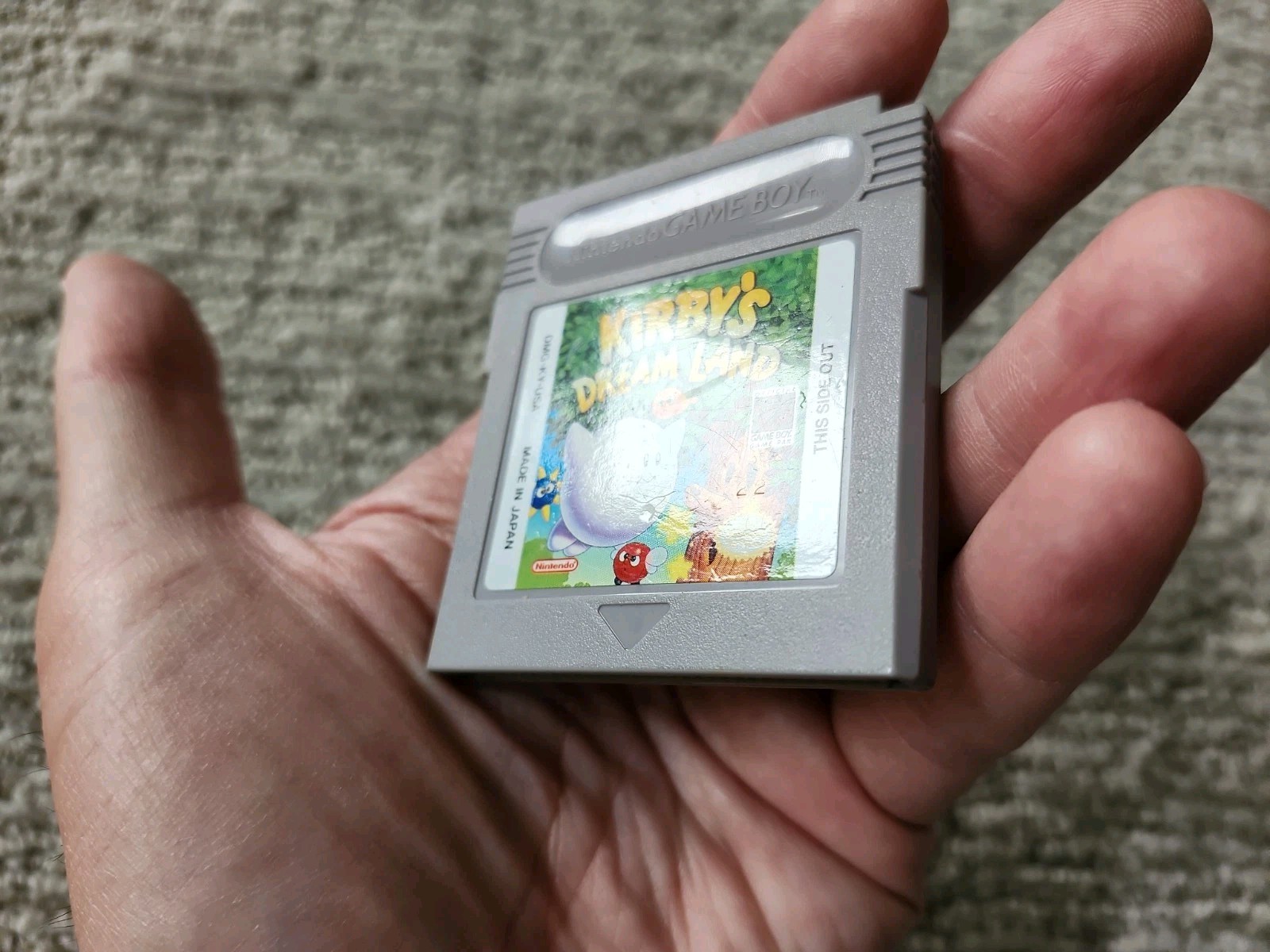 Kirby’s Dream Land (Nintendo Game Boy, 1992) with Manual, EXCELLENT CART!
