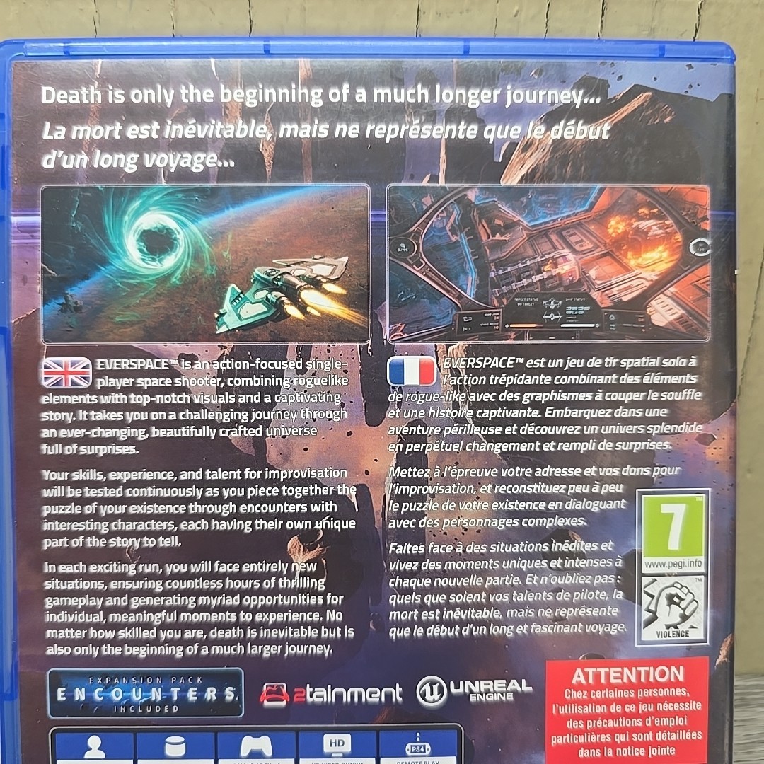 Everspace Stellar Edition PS4 Tested Working PEGI 7 No Manual