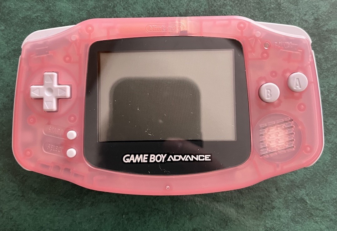 Nintendo Game Boy Advance Pink Handheld Console Model AGB-001