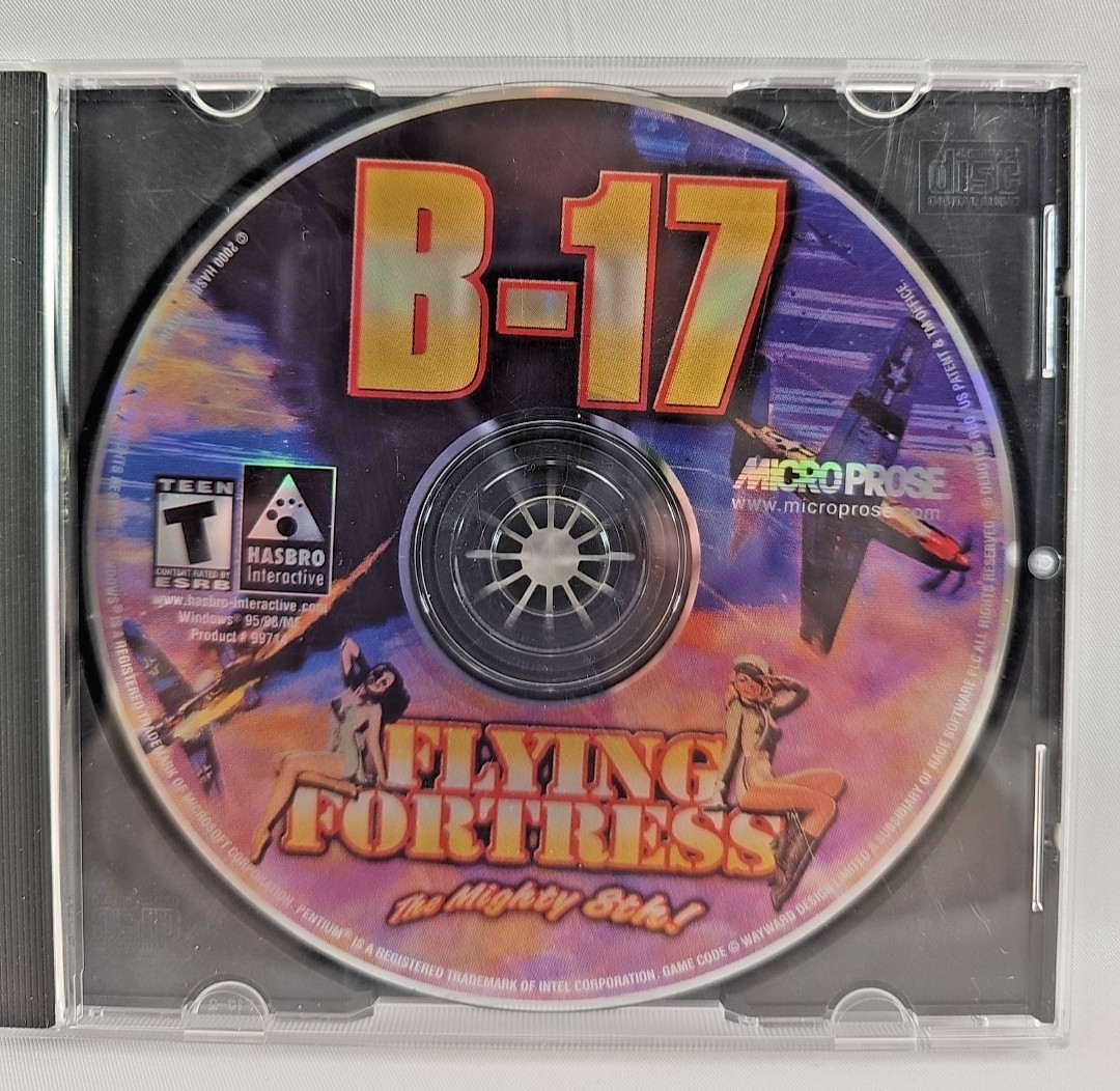 Hasbro B-17 Flying Fortress the Mighty 8th! MicroProse Windows 95/98/ME 2000