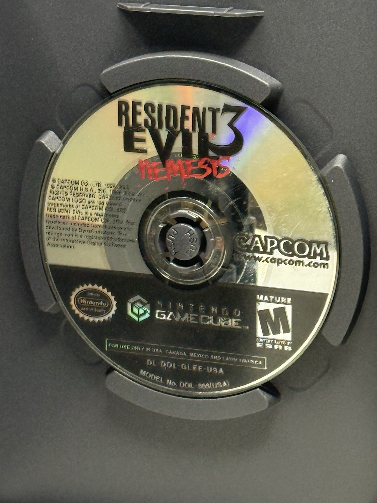 Resident Evil 3 Nemesis Nintendo GameCube Game + Case Mint Disc Custom Artwork