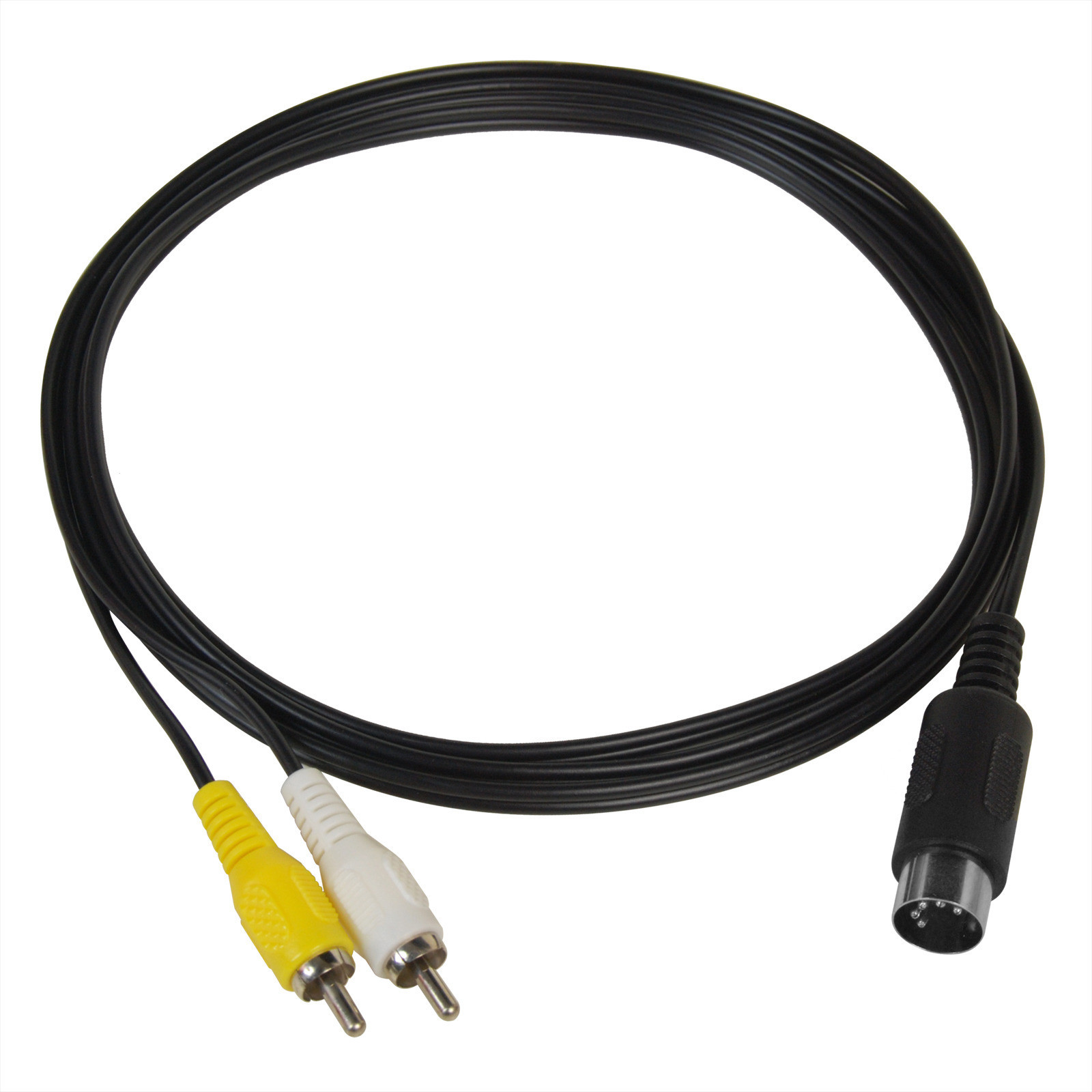 USA New Sega Genesis 1 First Generation Composite RCA AV Cable TV Cord MK-1601