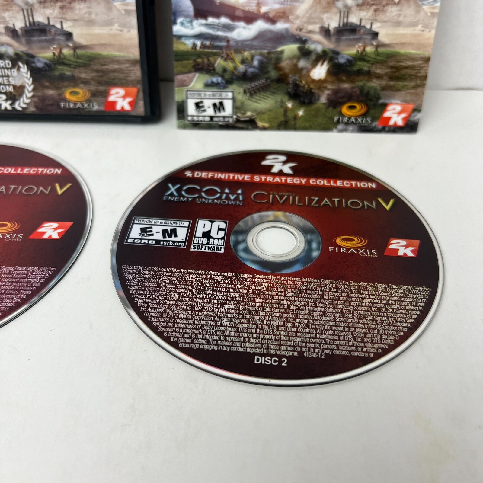 XCOM Enemy Unknown Sid Meier Civilization PC DVD Video Game Complete With Key