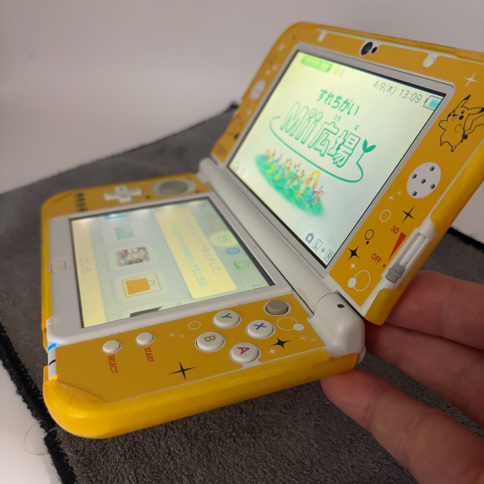 【Excellent5】Nintendo NEW 3DS LL XL Pearl White Mario Game Console From Japan