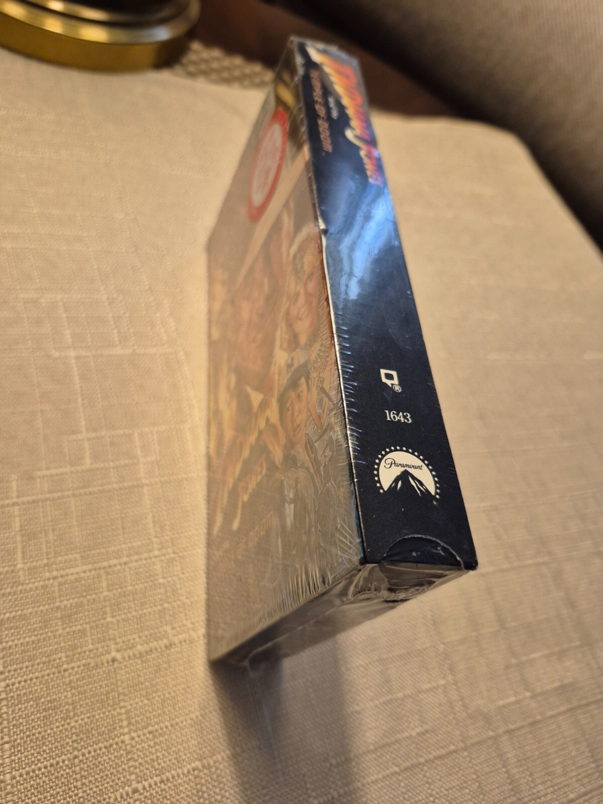New Indiana Jones And The Temple Of Doom VHS Sealed Paramount Watermark Blk 1986