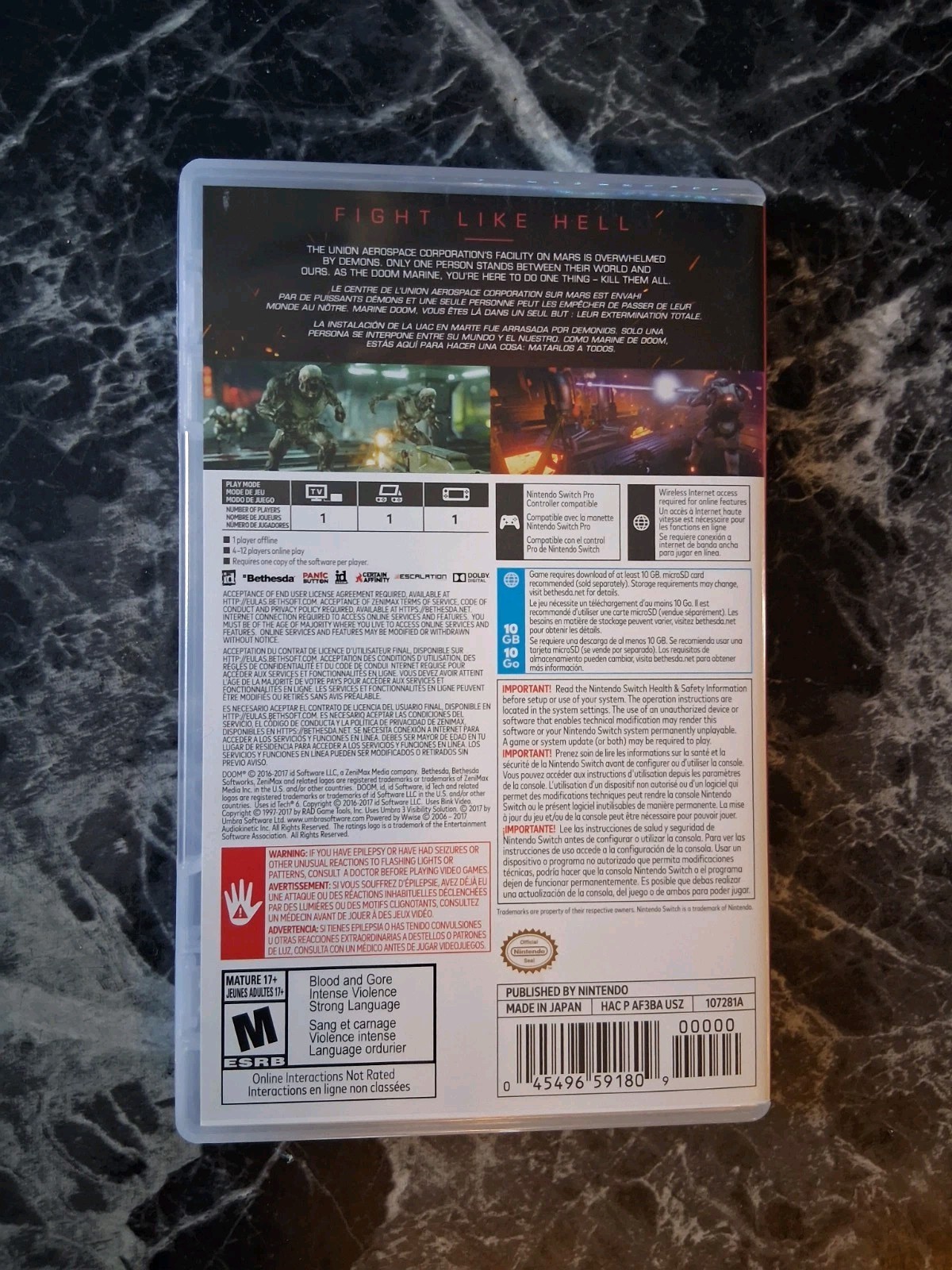 Doom Nintendo Switch