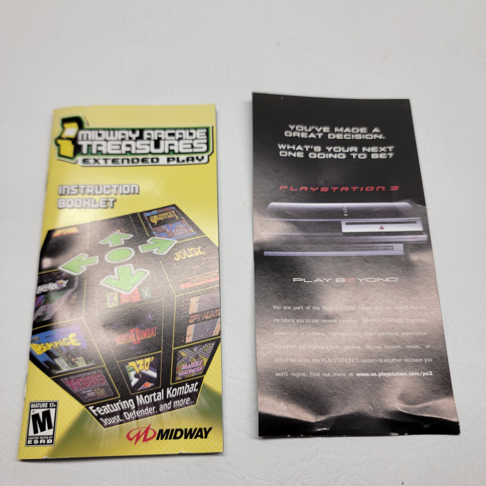 Midway Arcade Treasures Extended Play (Sony PSP, 2005) – Complete w/ Manual