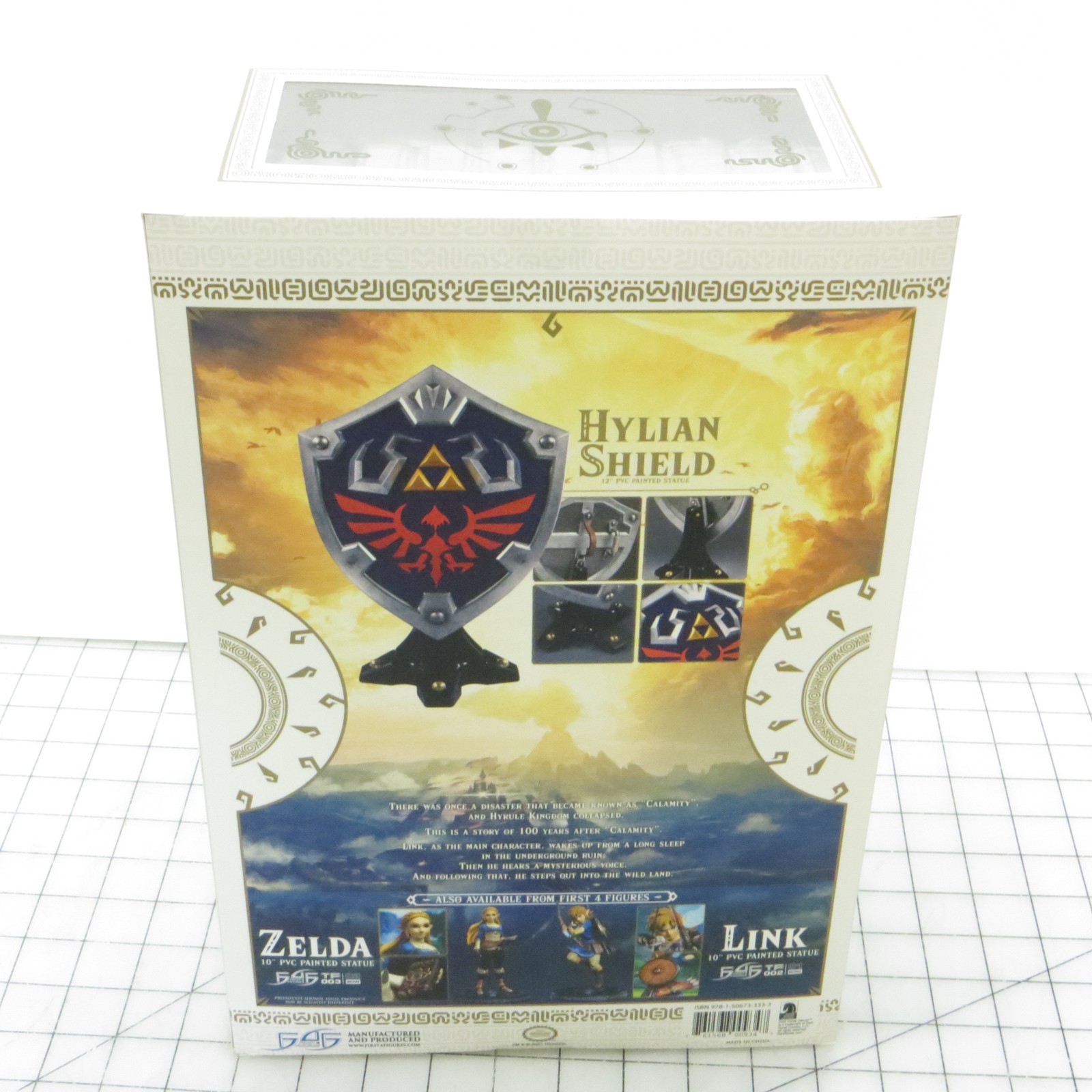 The Legend of Zelda Breath of the Wild Hylian Shield First 4 Figures Display New