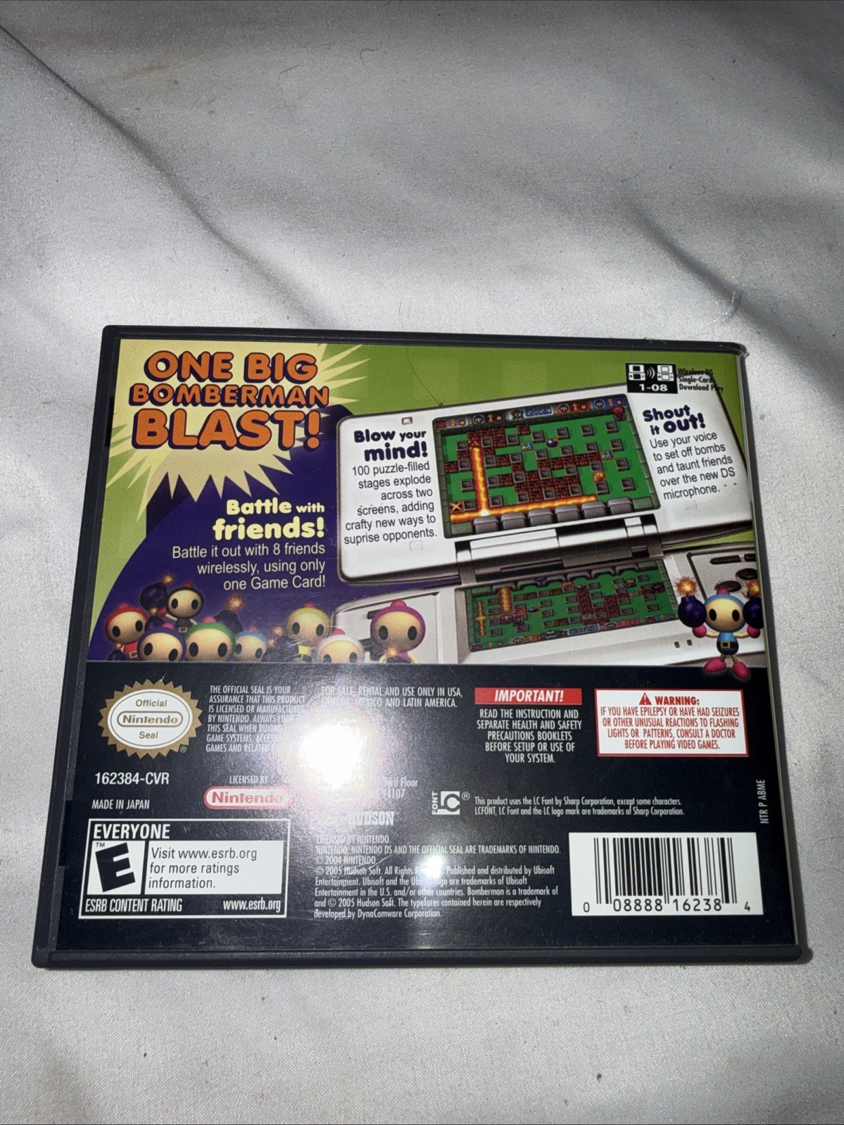 Bomberman Nintendo DS Authentic With Manual CIB