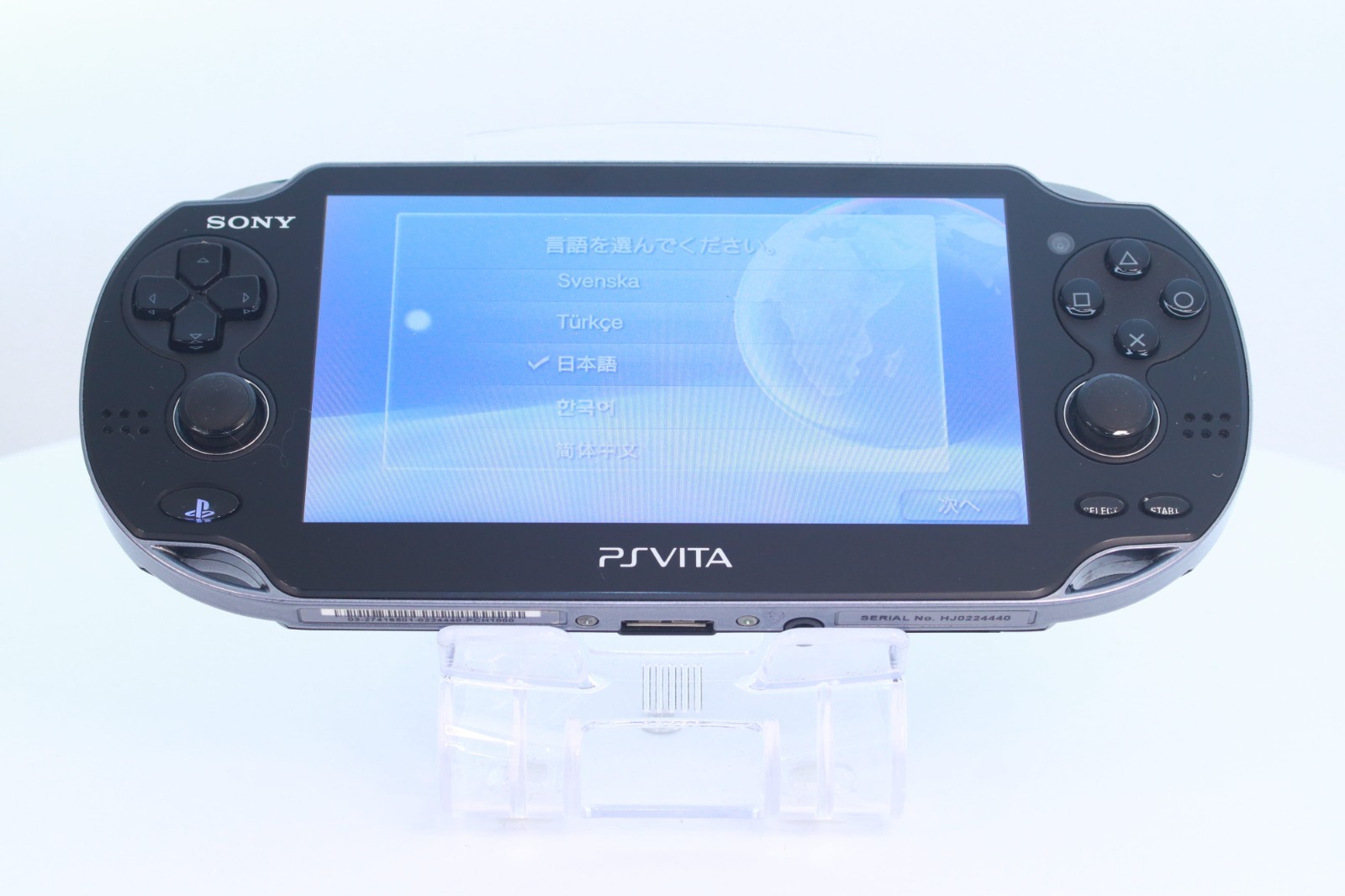 JP Game PS Vita PCH-1000 Black [ Rank：A]