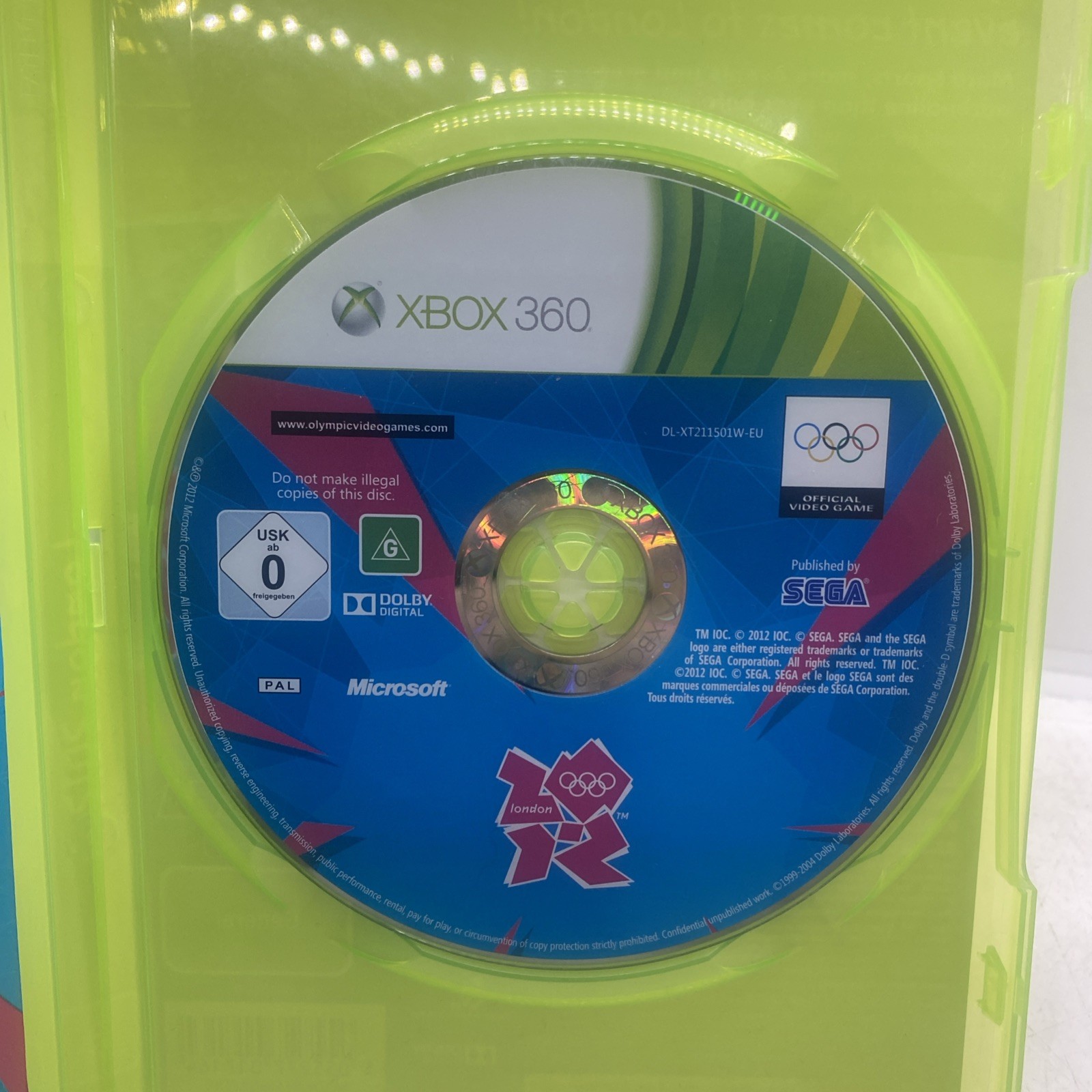 London 2012 Olympic Games Xbox 360 Complete With Manual Free Postage AU Seller