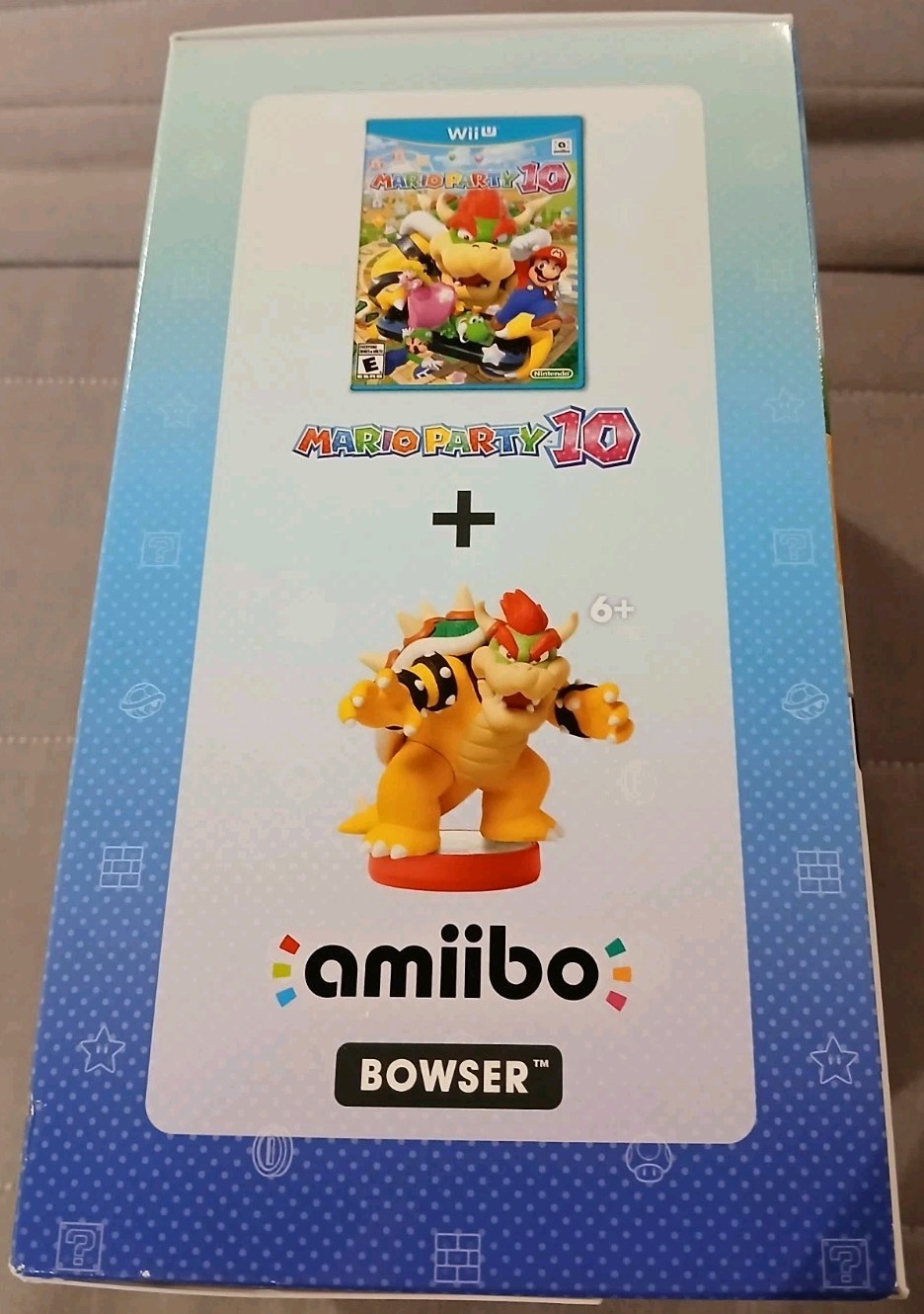 NEW Mario Party 10 w/Bowser Amiibo bundle Nintendo Wii U US version Sealed