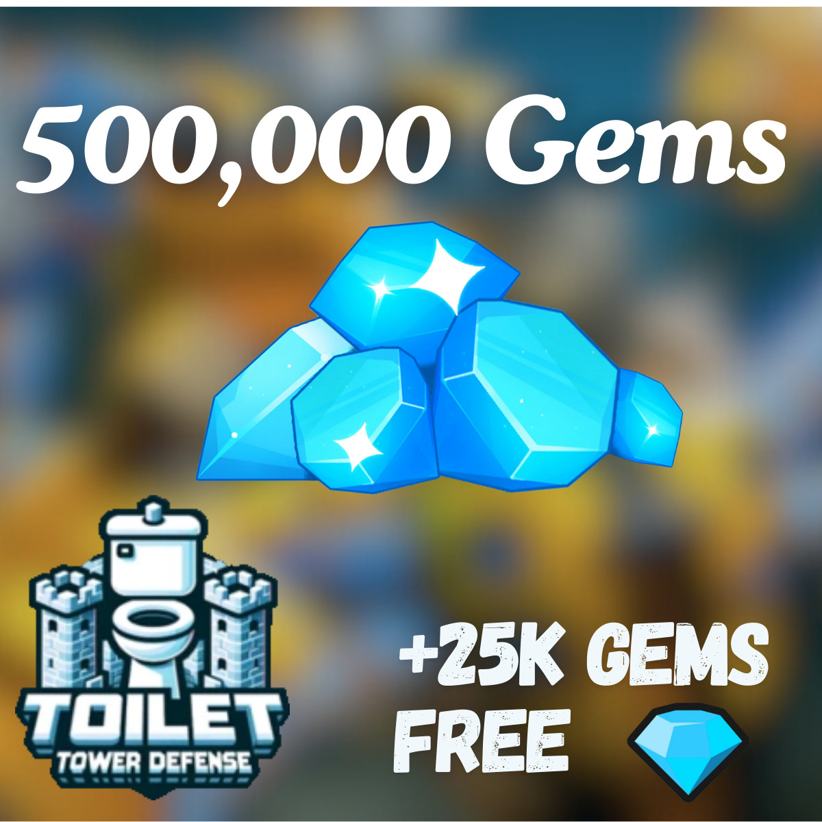 [🟢 ONLINE] Toilet Tower Defense | TTD | 500K Gems | 500000 Gems 🔥 Fast Send 🔥