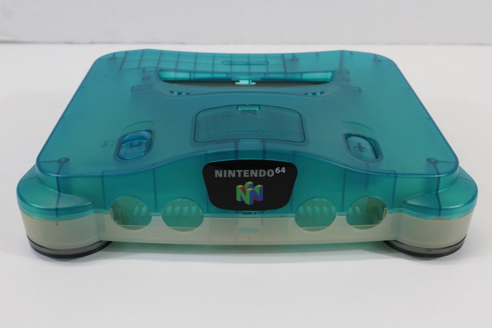 Nintendo 64 N64 OEM Toys R Us Clear Blue White Console Replacement Shell Cos.Da2