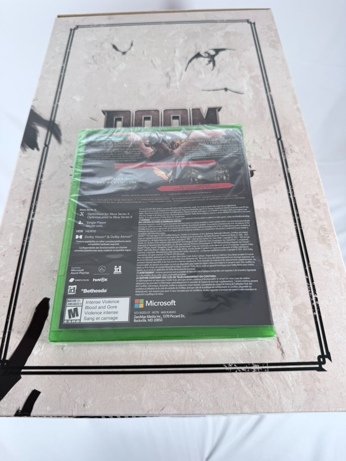 DOOM: The Dark Ages Collector’s Bundle for Xbox Series X – BRAND NEW