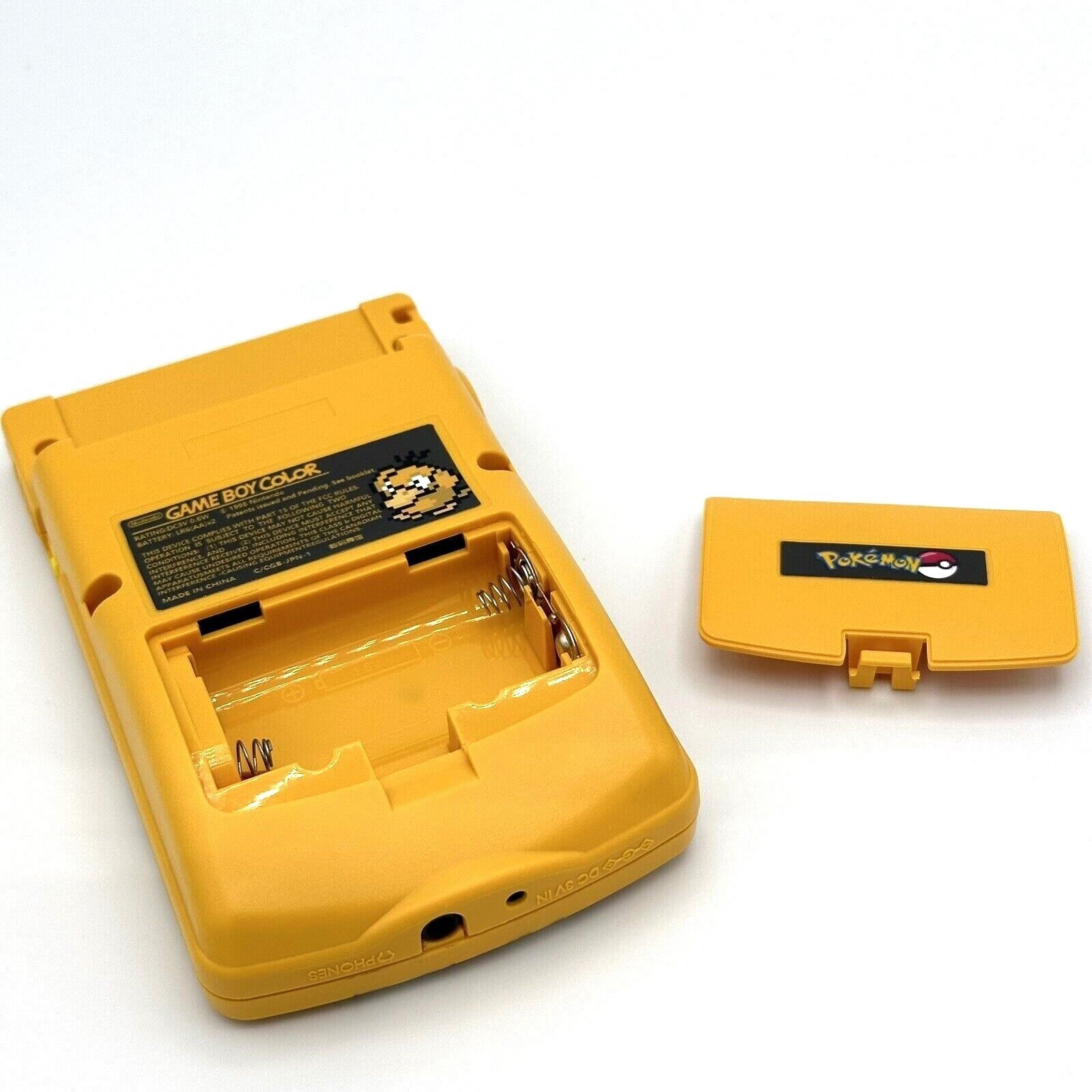 Nintendo Game Boy Color GBC IPS Q5 Backlight Mod Pokemon Psyduck Yellow Console