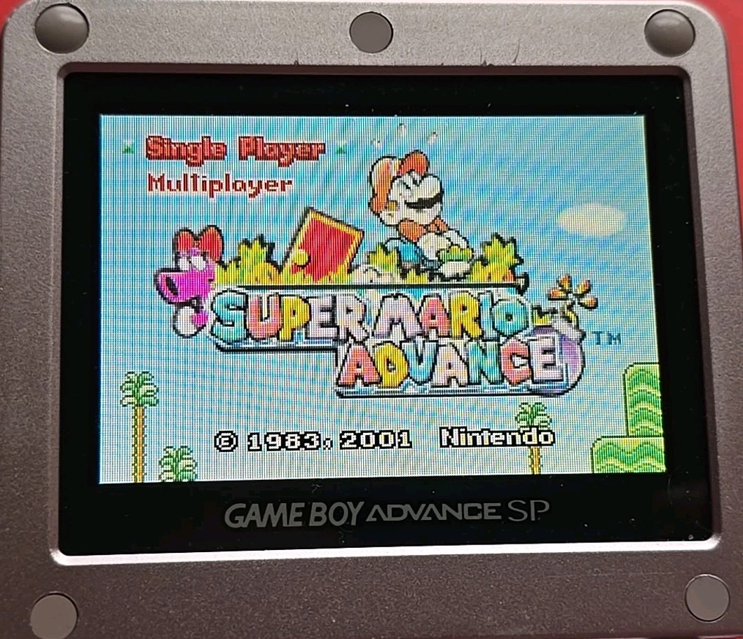 GBA Super Mario Advance Nintendo Game Boy Advance Authentic Saves