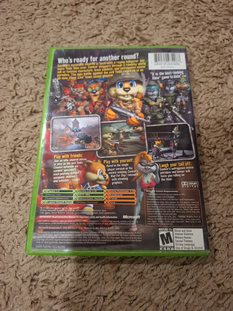 Conker: Live & Reloaded (Xbox, 2005)
