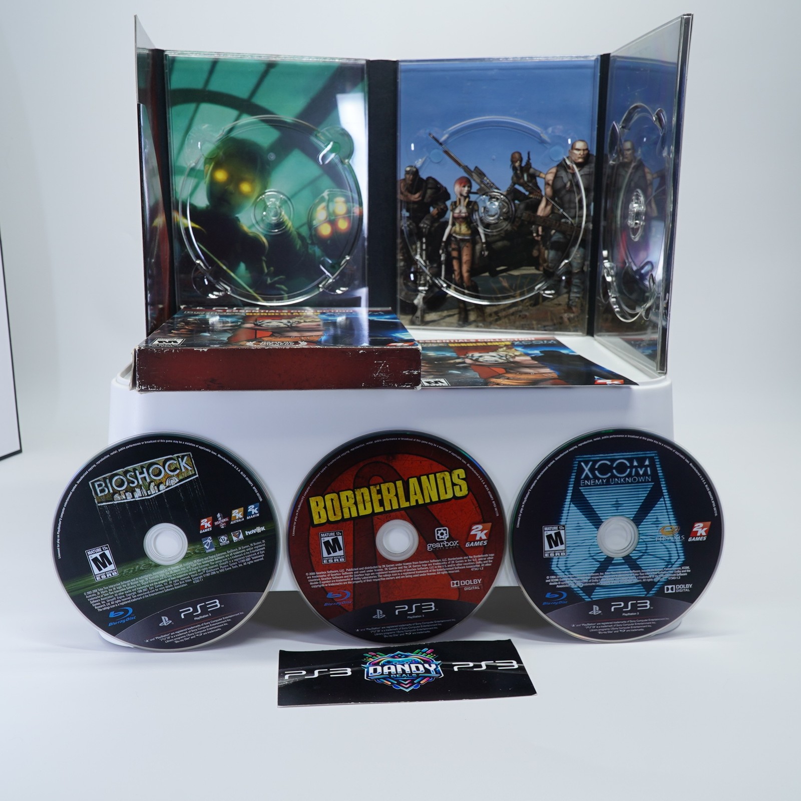 2K Essentials Collection PS3 CIB W/ Bioshock + Borederlands + Xcom – PlayStation